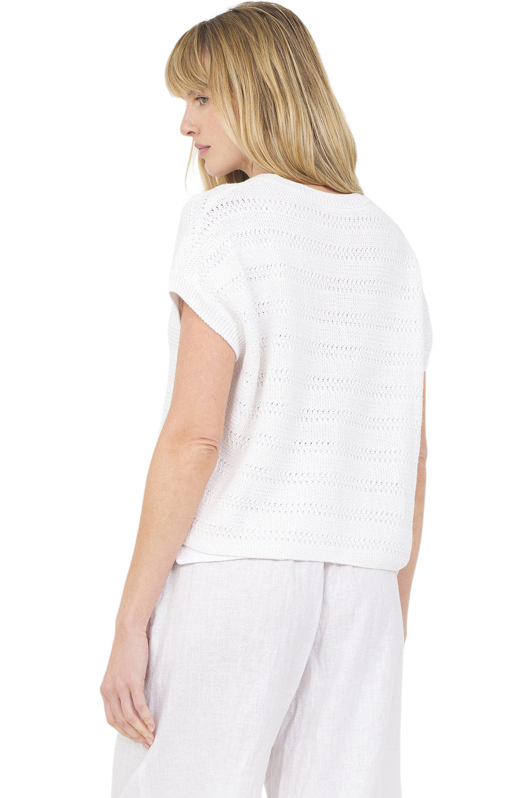 One Grey Day Rosie Sleeveless Top in White