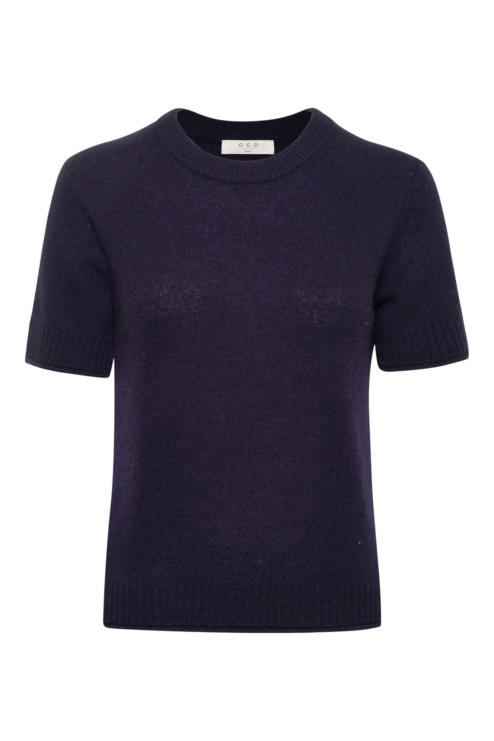 One Grey Day Serafina Cashmere Tshirt in Navy