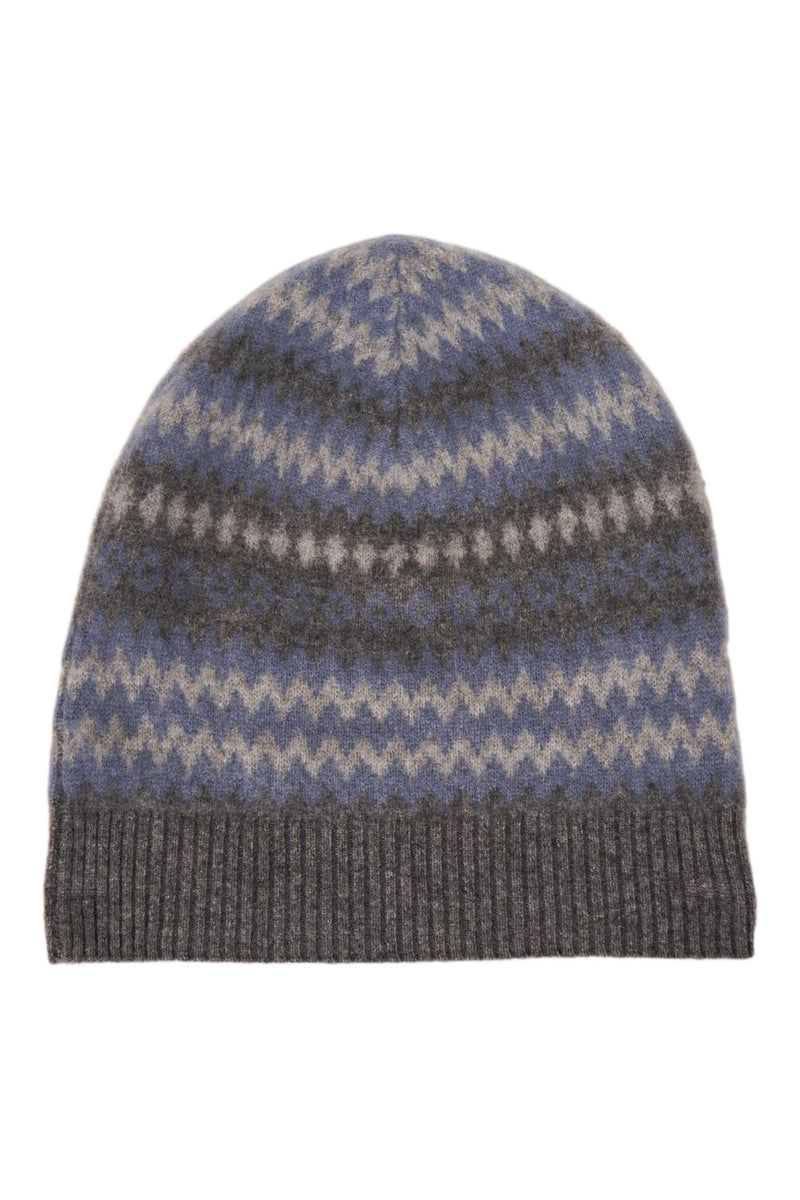 Repeat Cashmere Fair Isle Beanie
