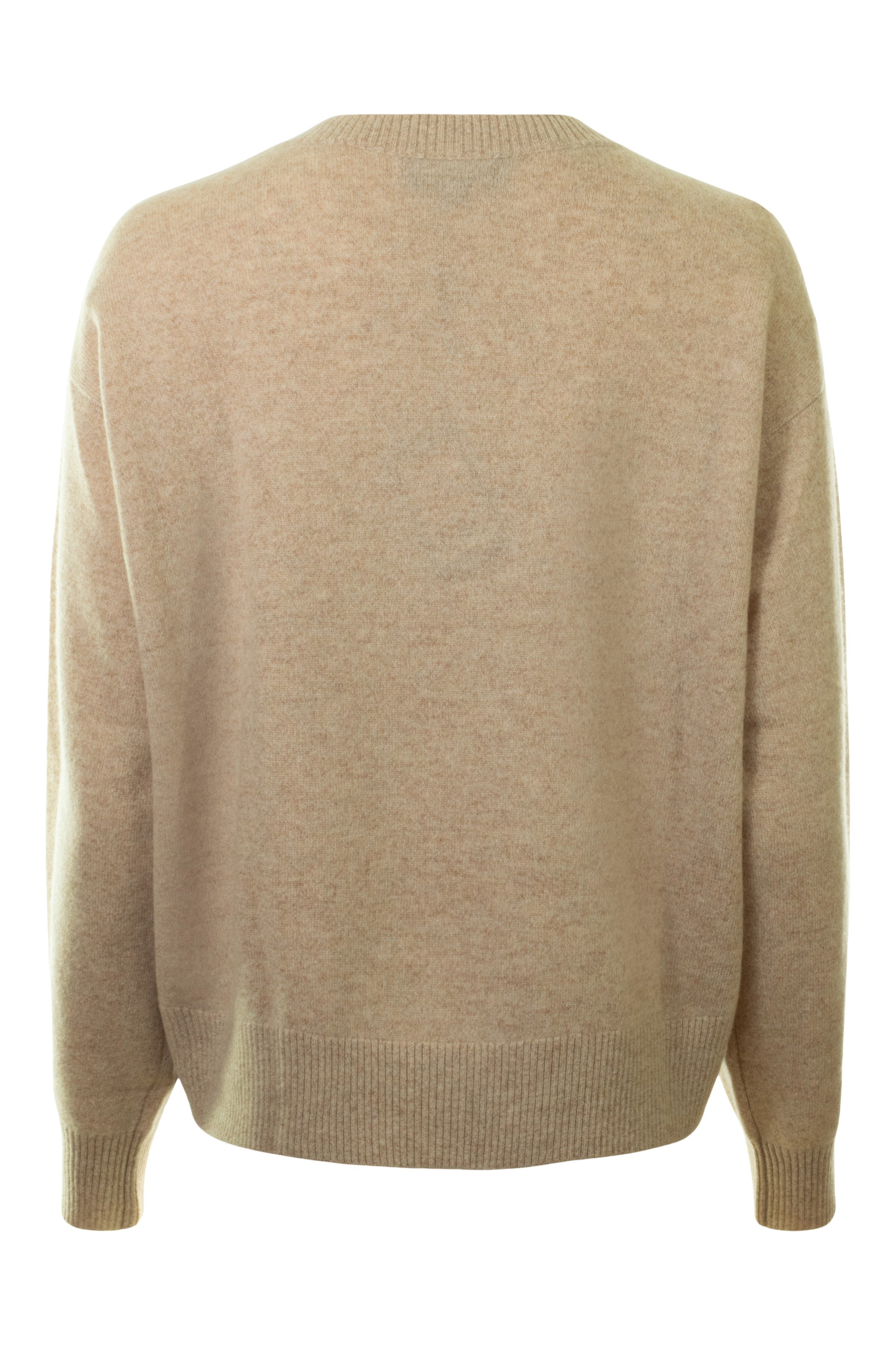 Repeat Cashmere Argyle Crewneck Sweater in Hay