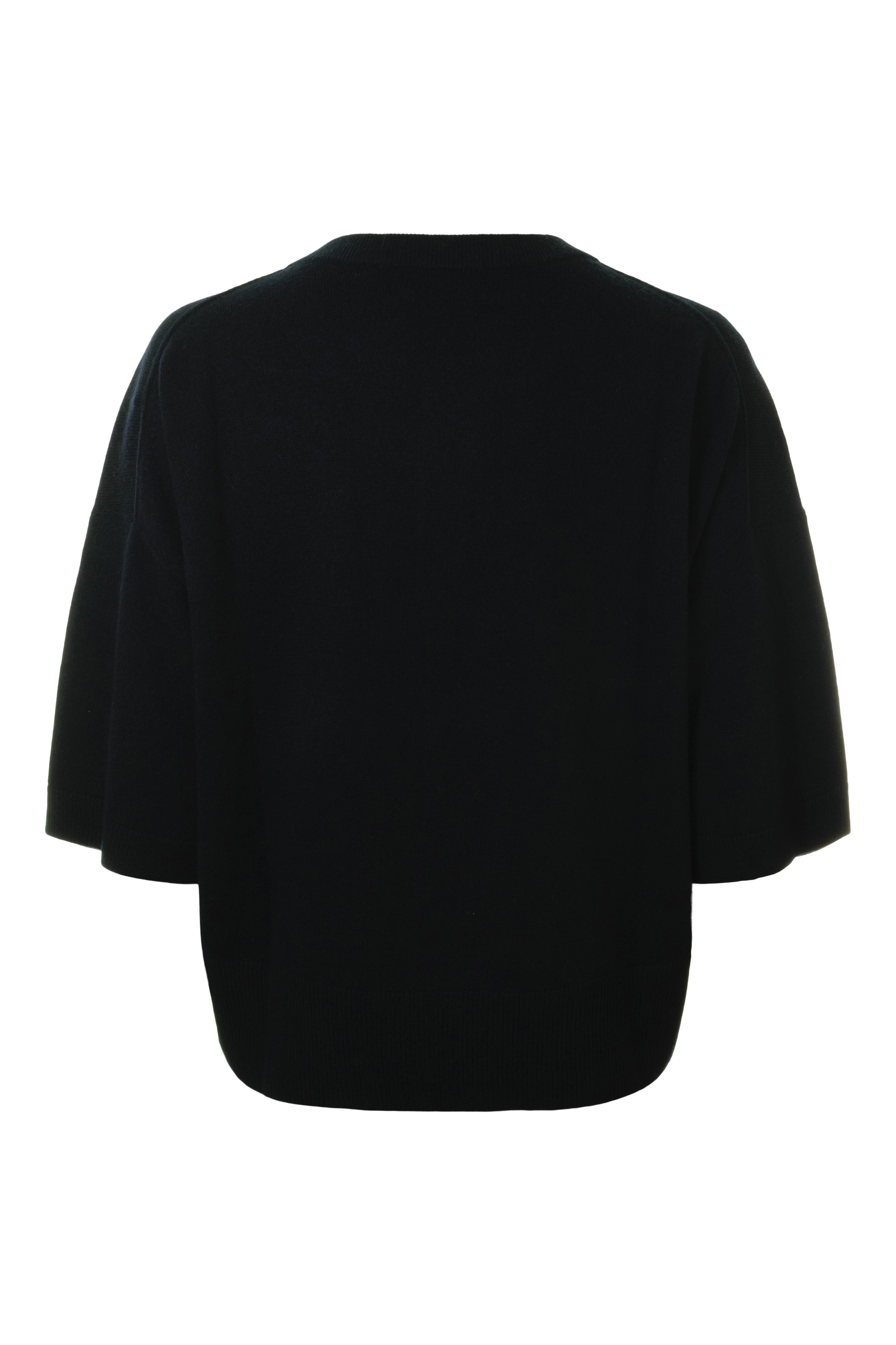 Repeat Cashmere Classic Cashmere Button-Neck Sweater