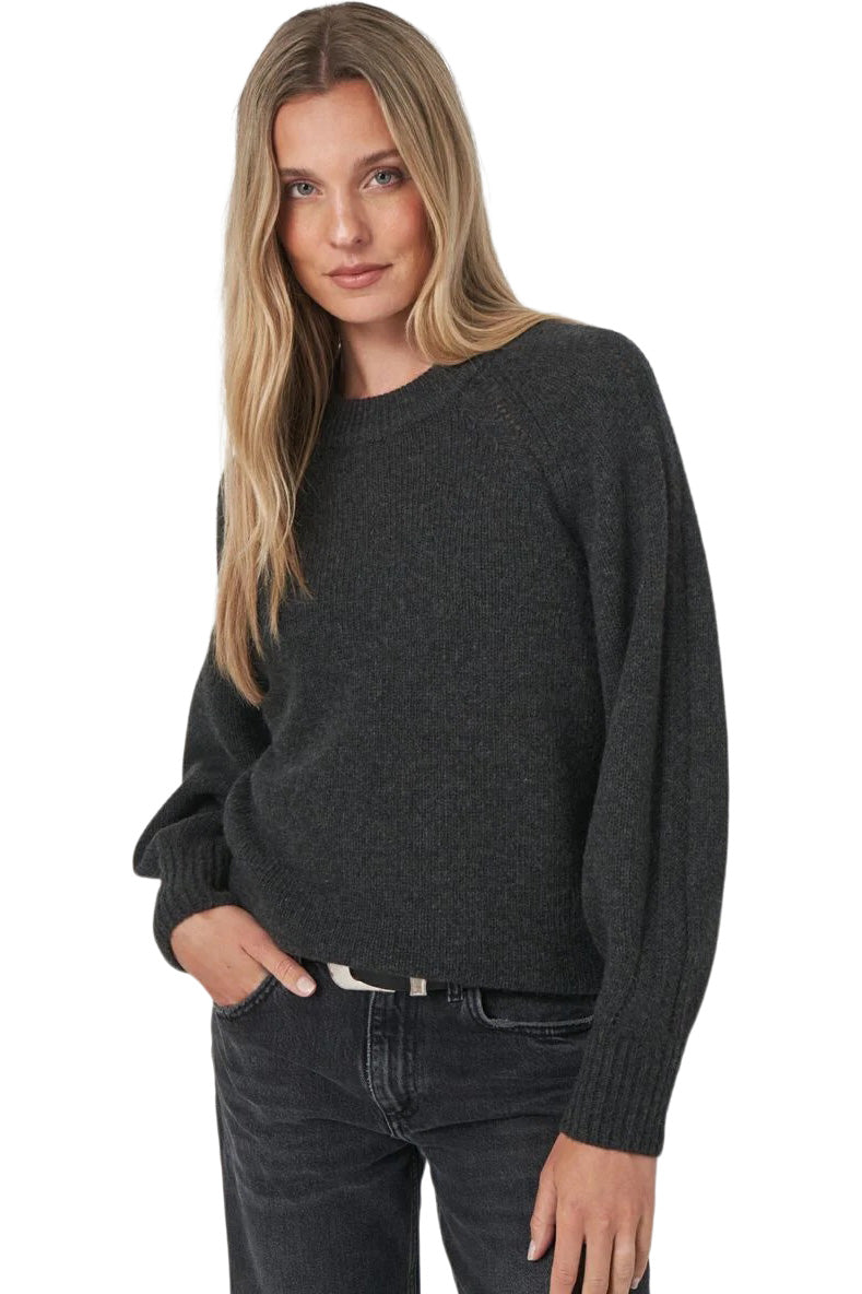 Repeat Cashmere Chunky Knit Sweater in Charcoal