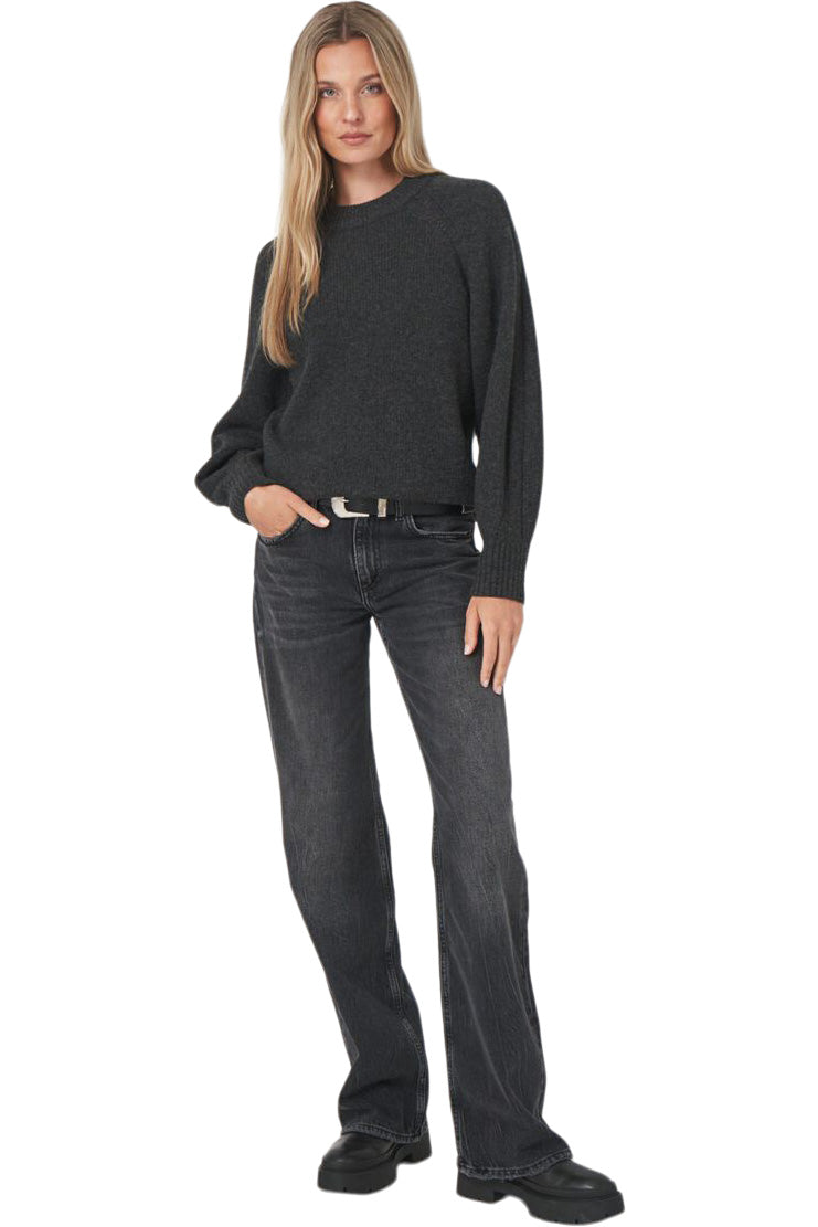 Repeat Cashmere Chunky Knit Sweater in Charcoal