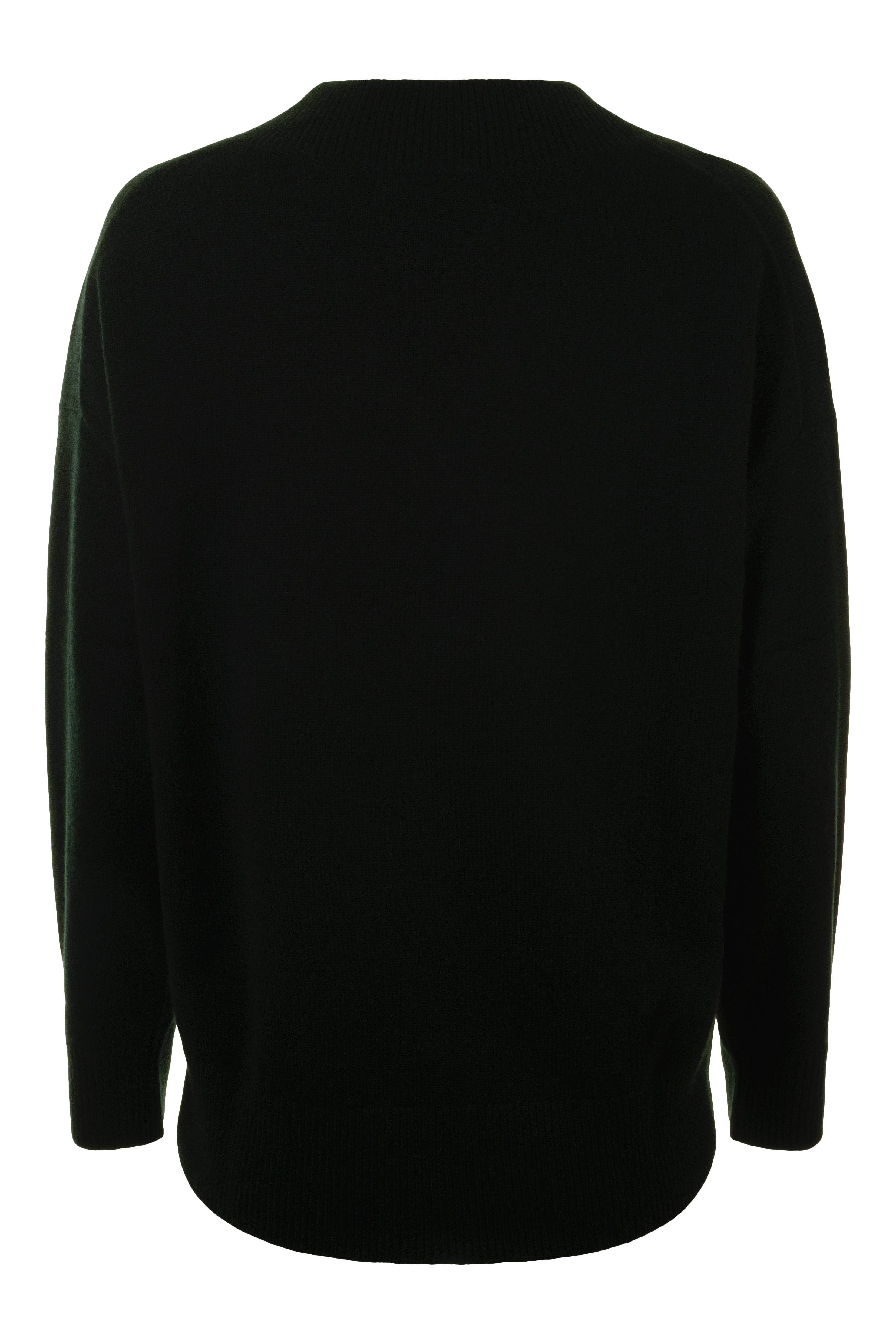 Repeat Cashmere Cashmere V-Neck Sweater with Longer Back Hem