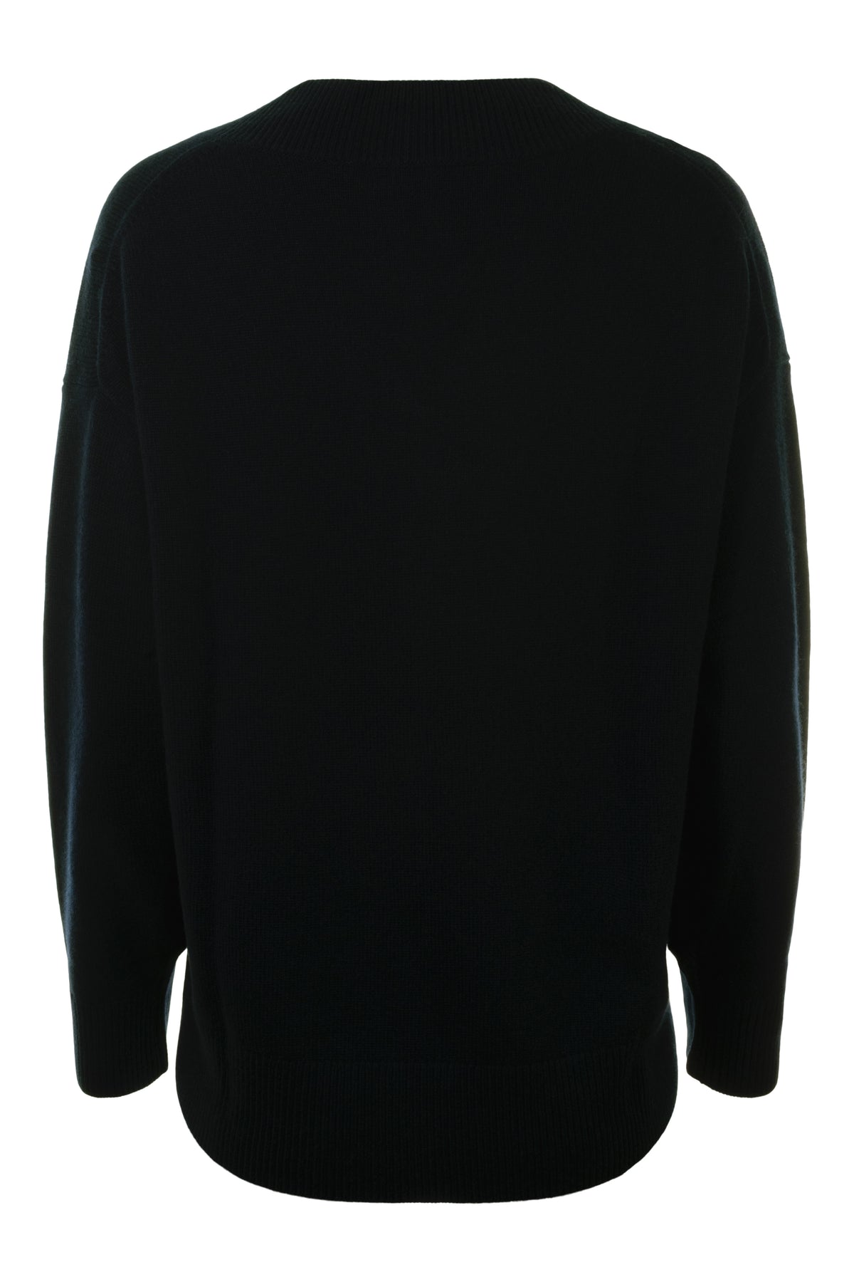 Repeat Cashmere Cashmere V-Neck Sweater with Longer Back Hem