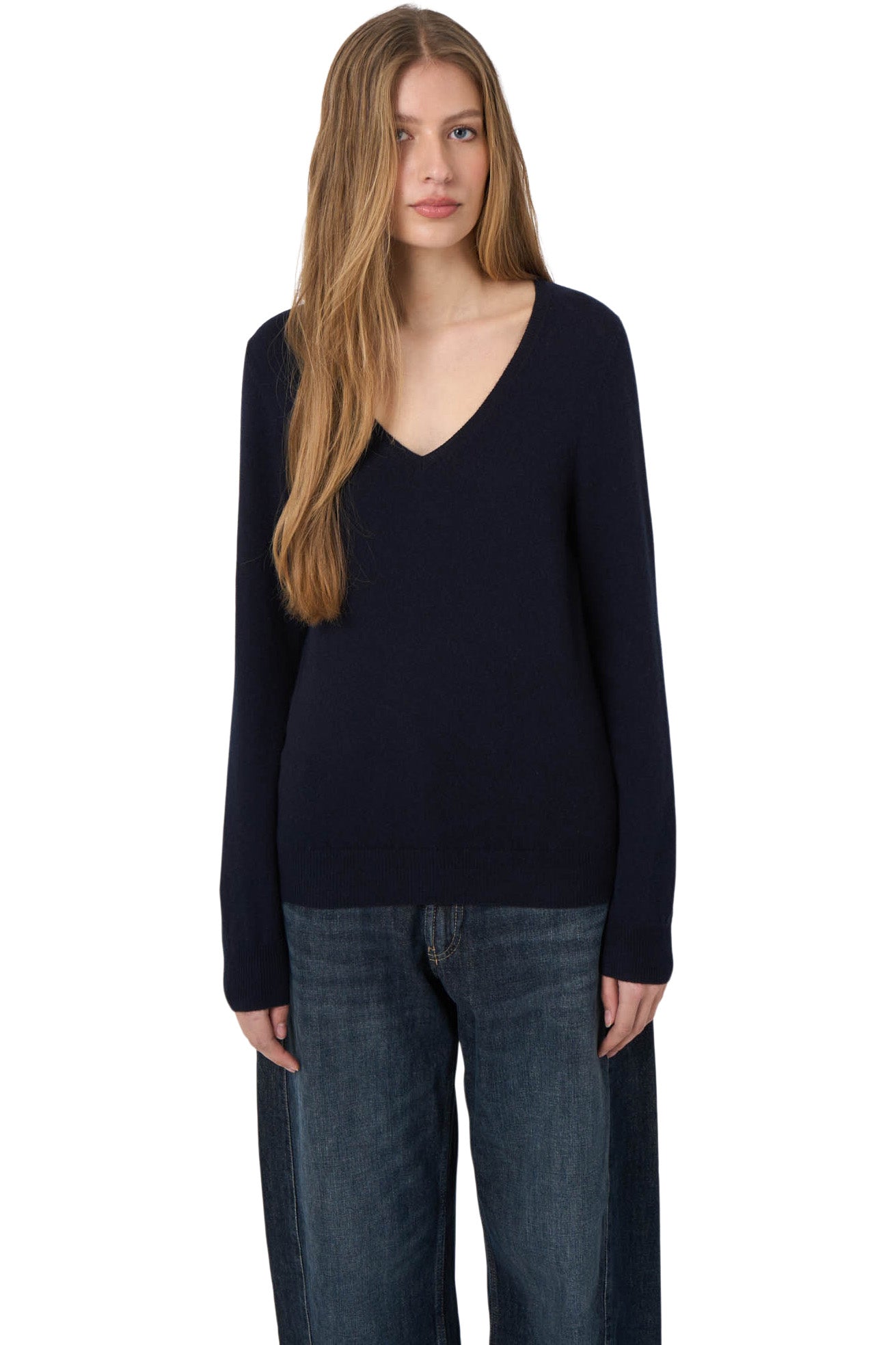 Repeat Cashmere Classic V-Neck Sweater
