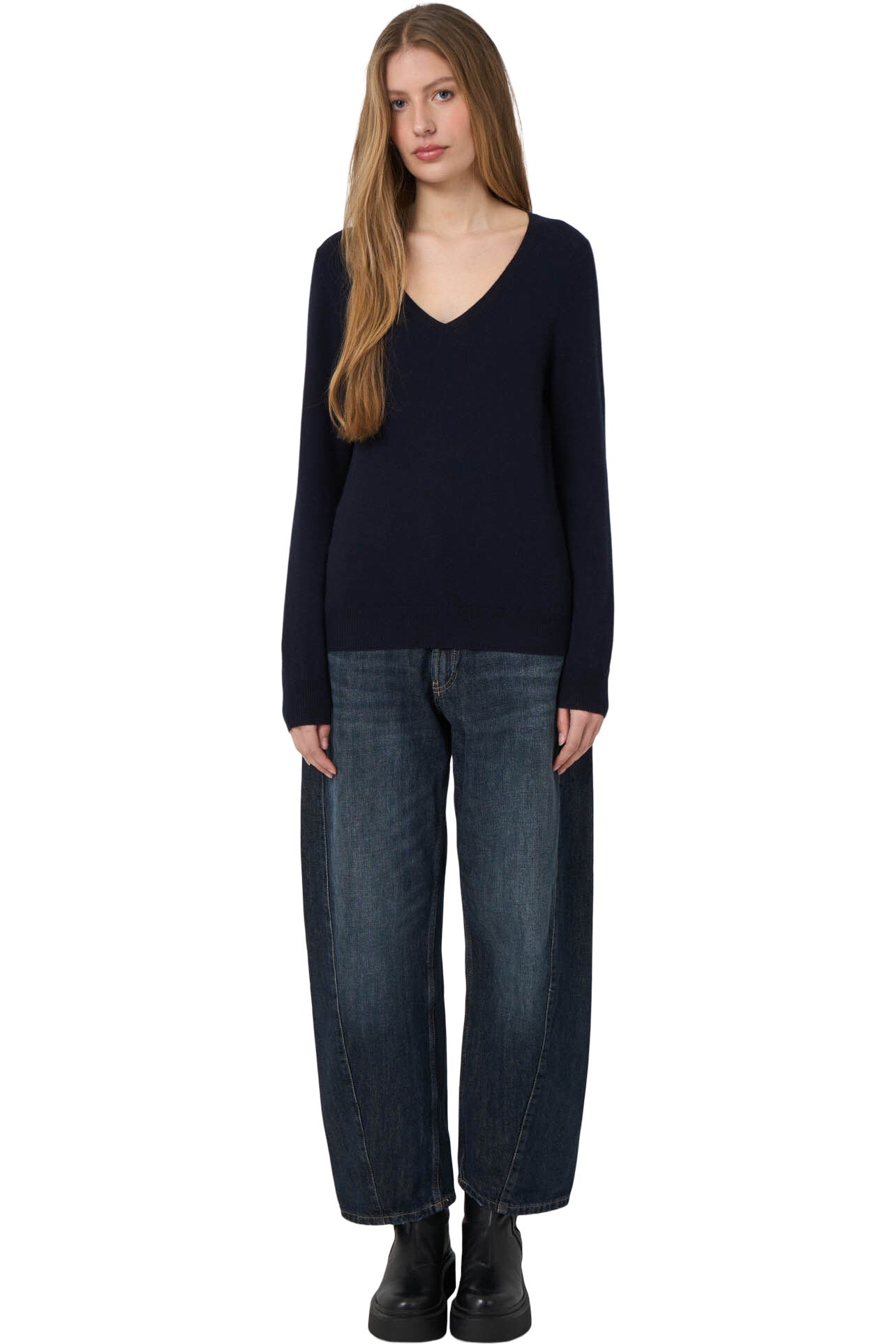 Repeat Cashmere Classic V-Neck Sweater