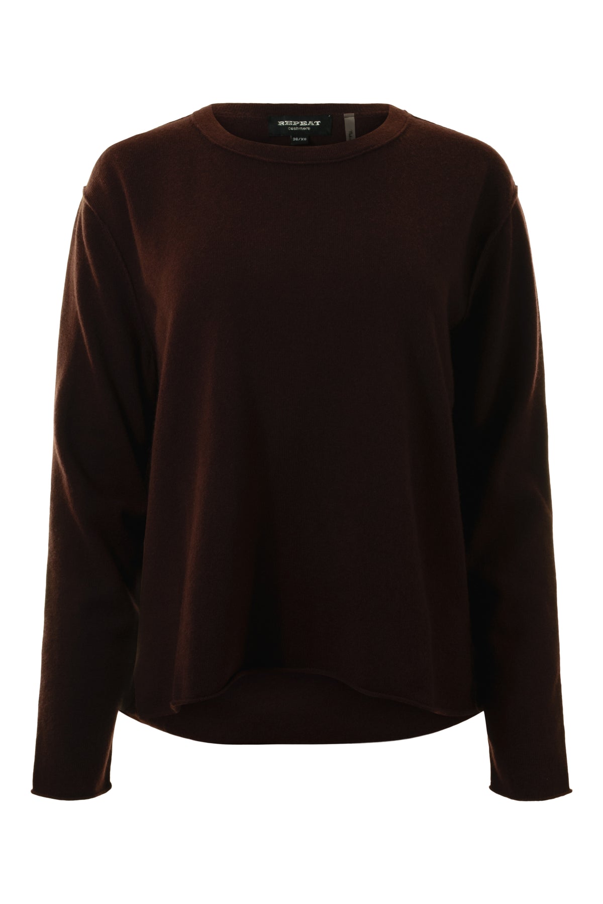 Repeat Cashmere Fine-Knit Organic Cashmere Sweater with Side Slits