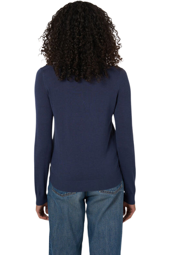 Repeat Cashmere Fine Knit Cotton Blend V-Neck Sweater