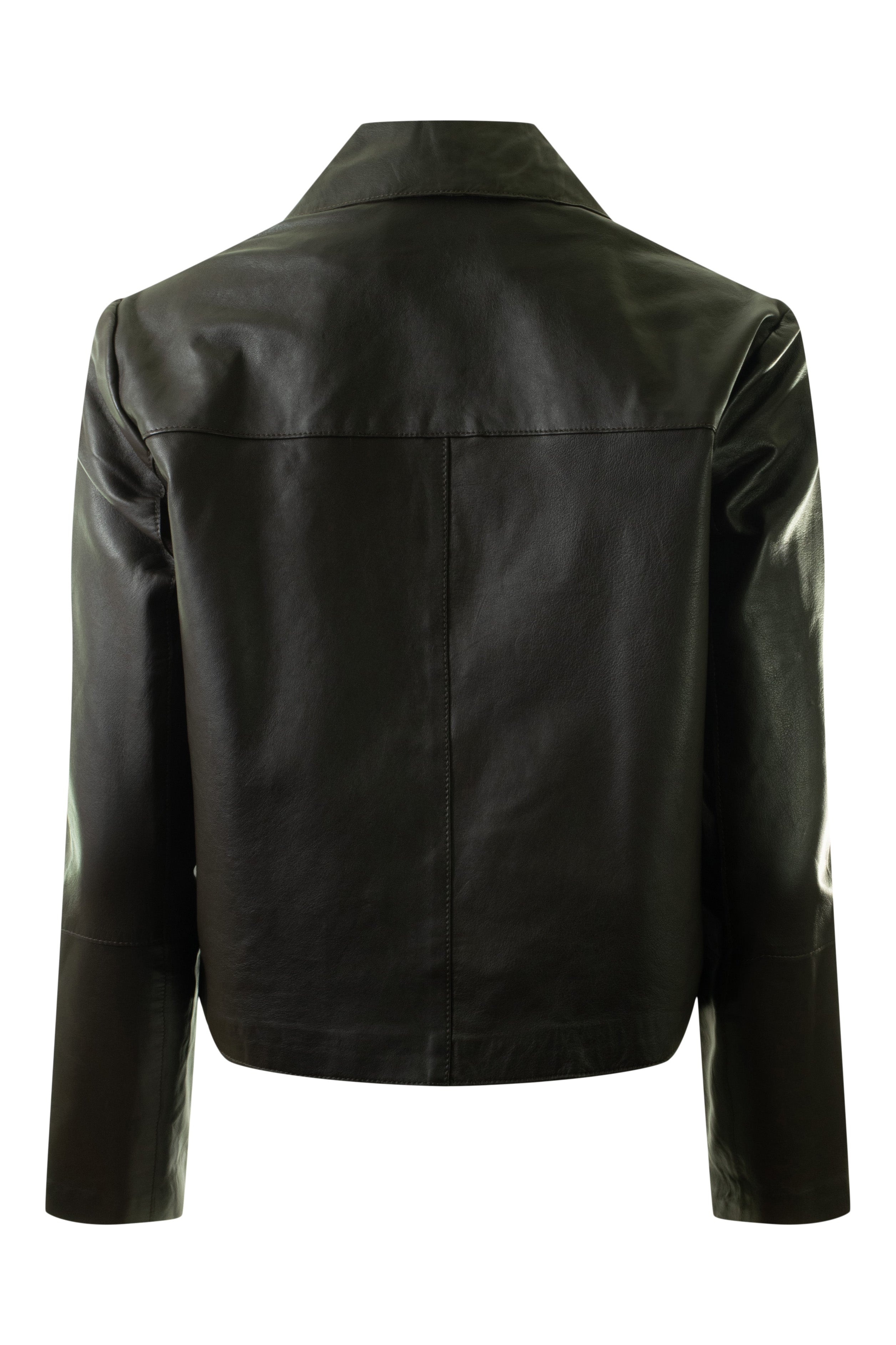 Repeat Cashmere Leather Jacket in Morro