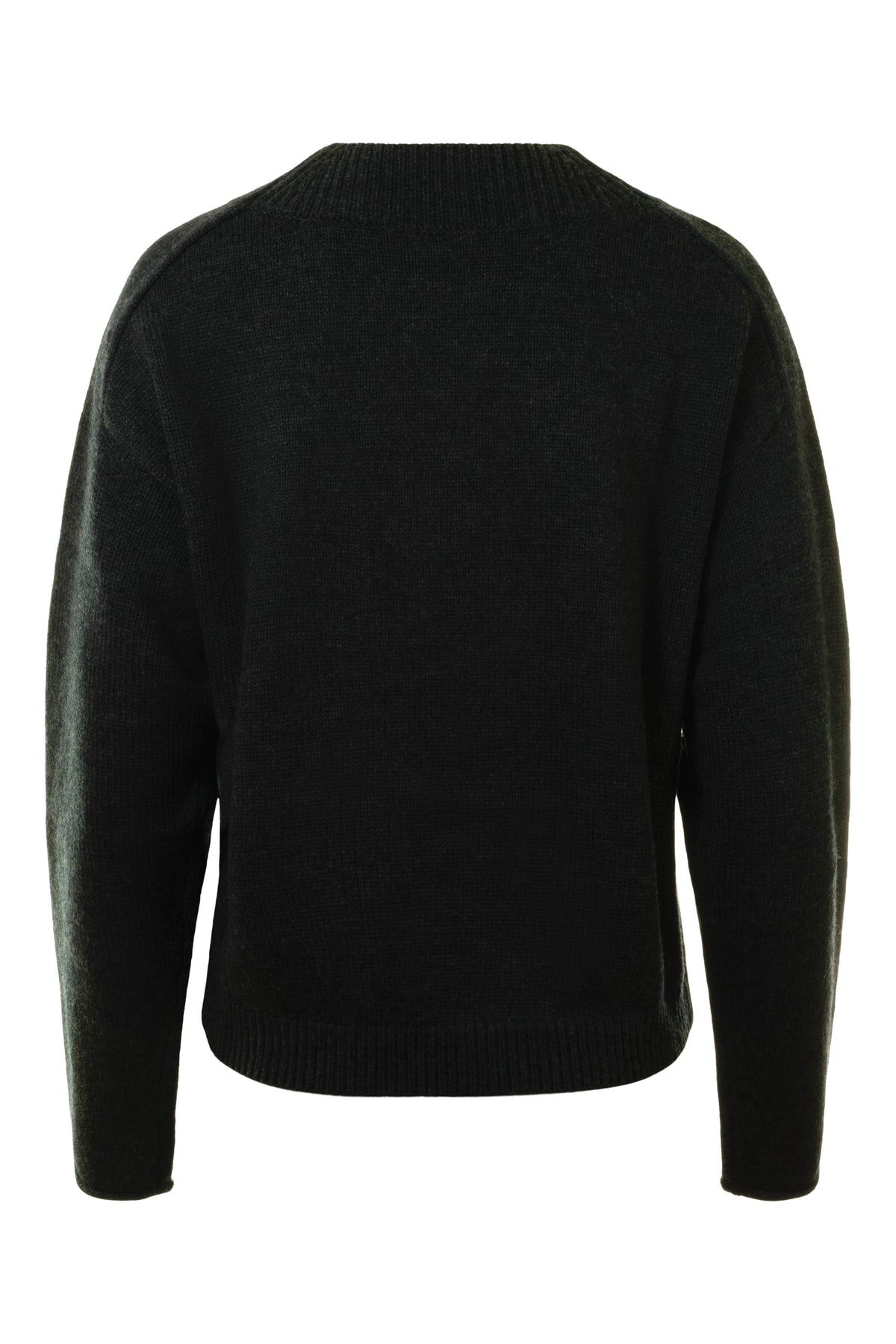Repeat Cashmere Merino Wool Crewneck in Dark Grey