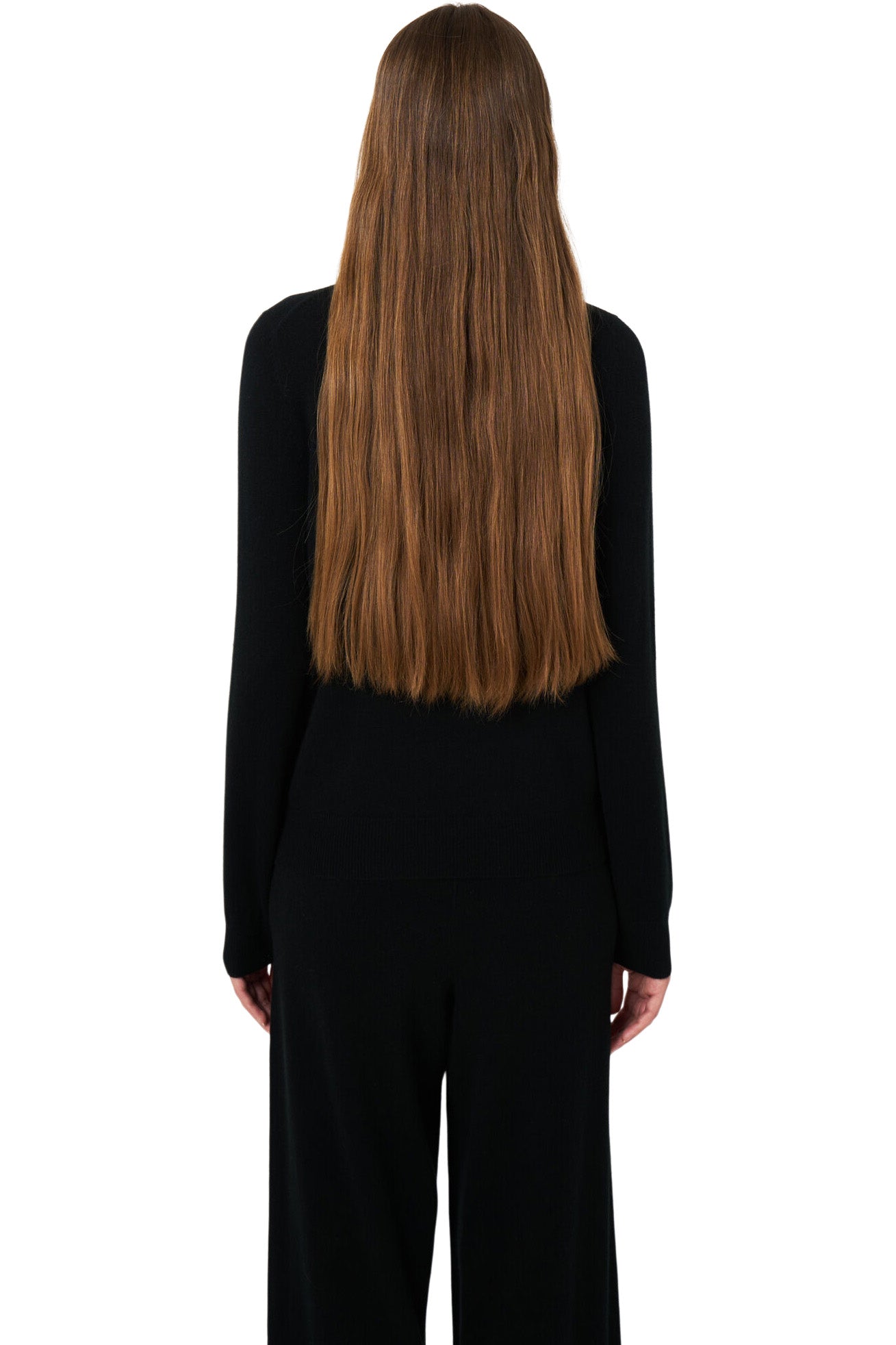 Repeat Cashmere Organic Cashmere Turtleneck Sweater in Black