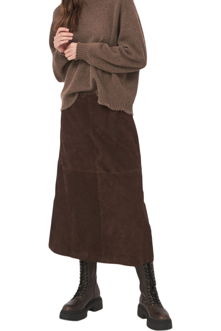Repeat Cashmere Suede Skirt