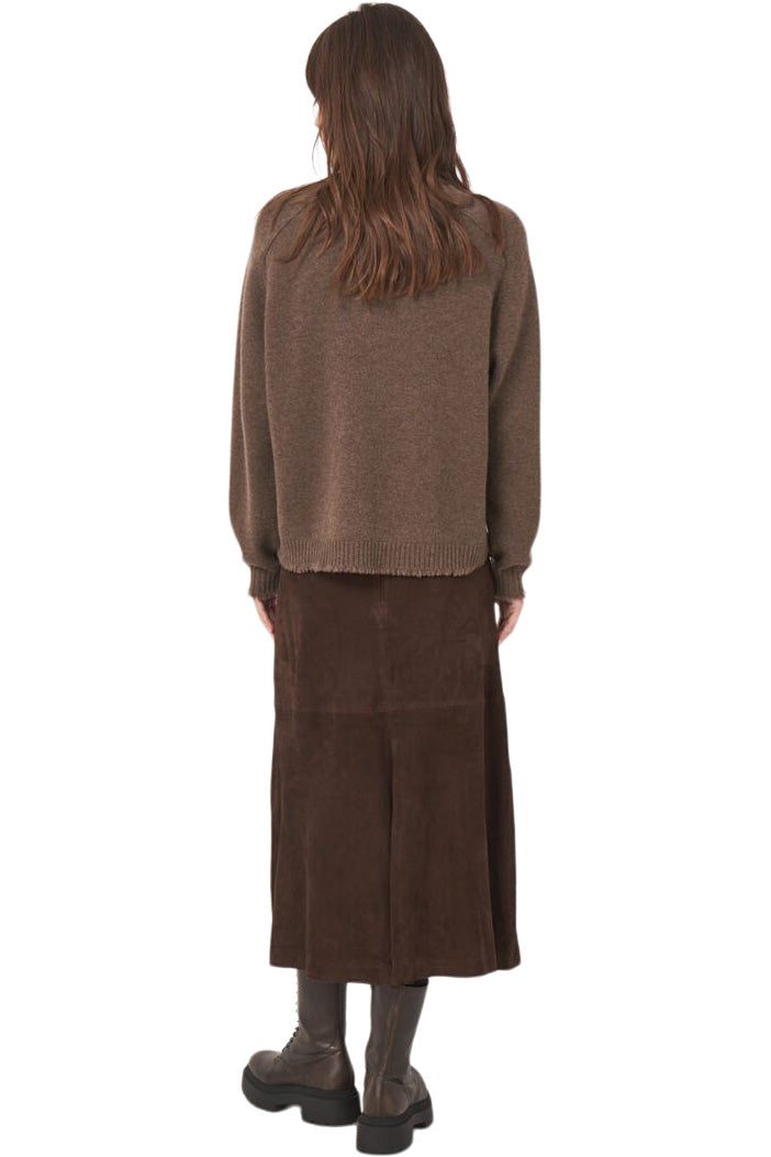 Repeat Cashmere Suede Skirt