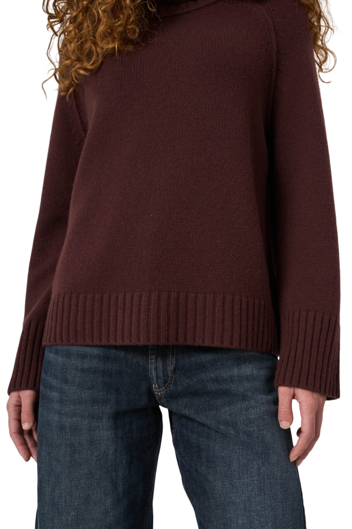Repeat Cashmere Turtleneck in Lava
