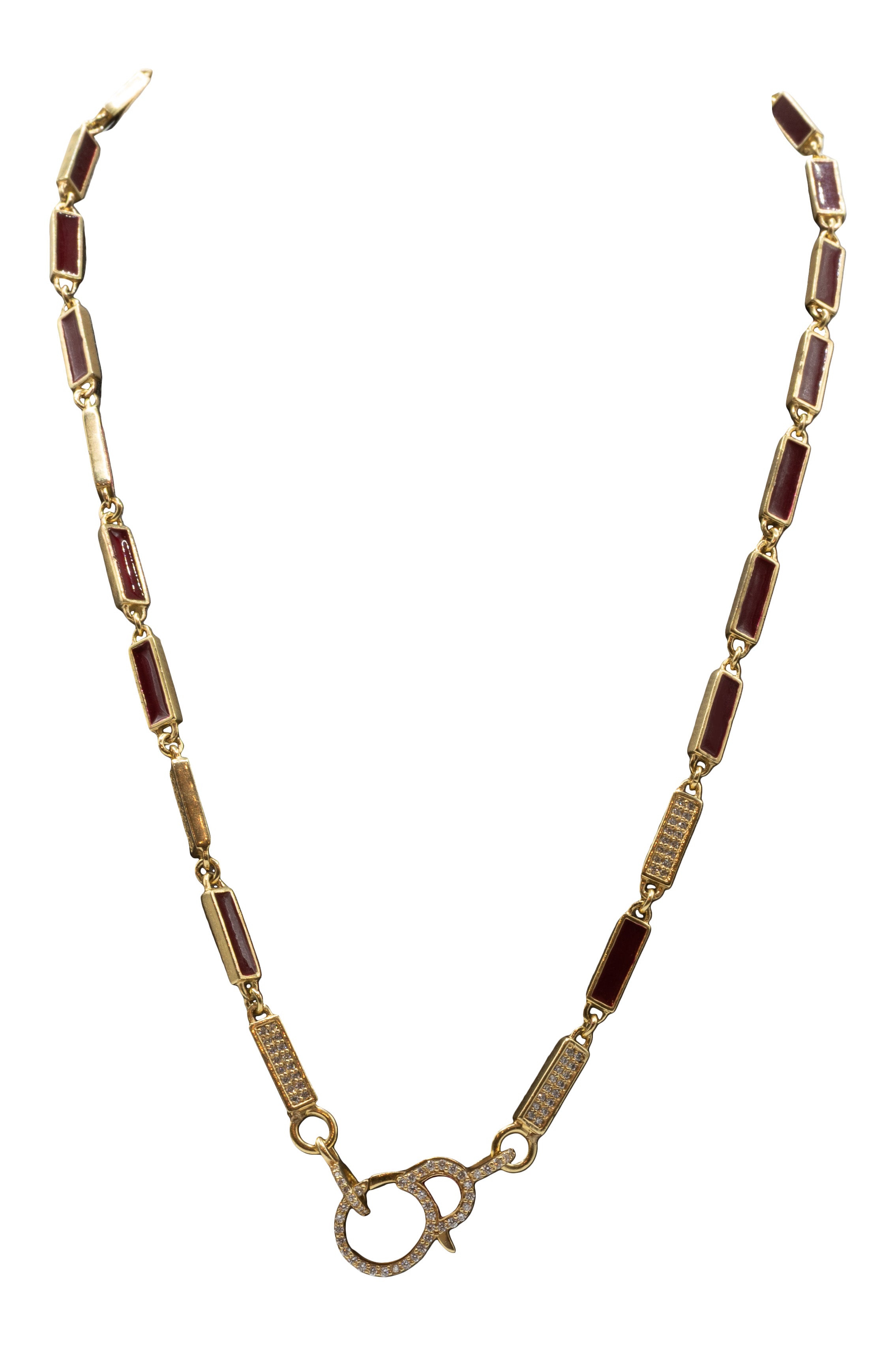 Royal Nomad Jewelry Norah Necklace in Red