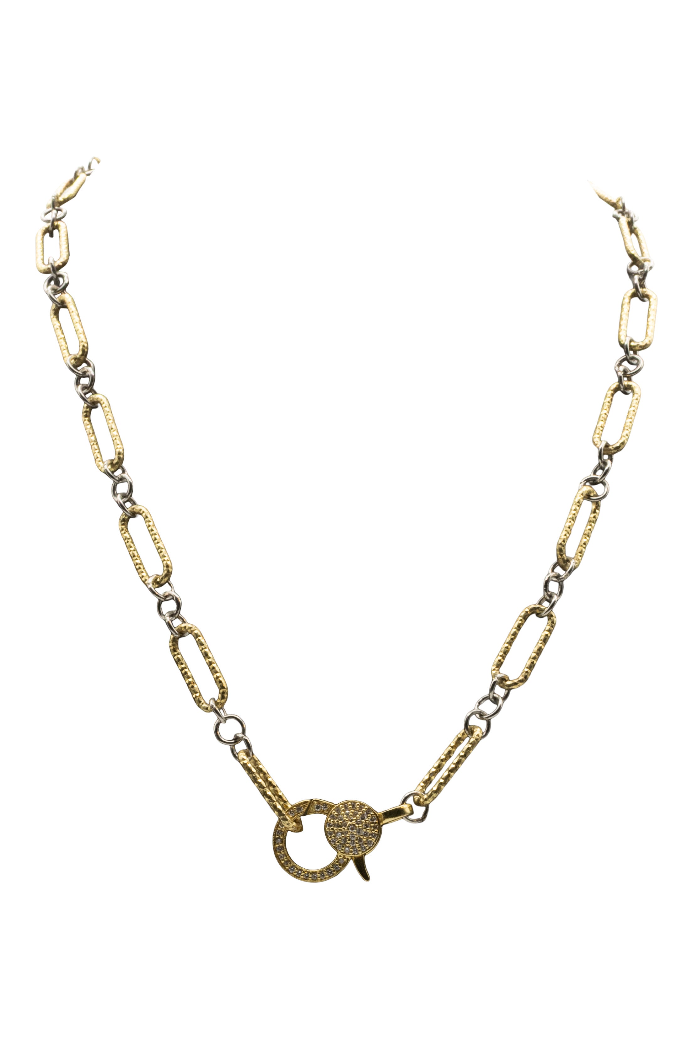 Royal Nomad Jewelry Paperclip Necklace in Yellow Gold