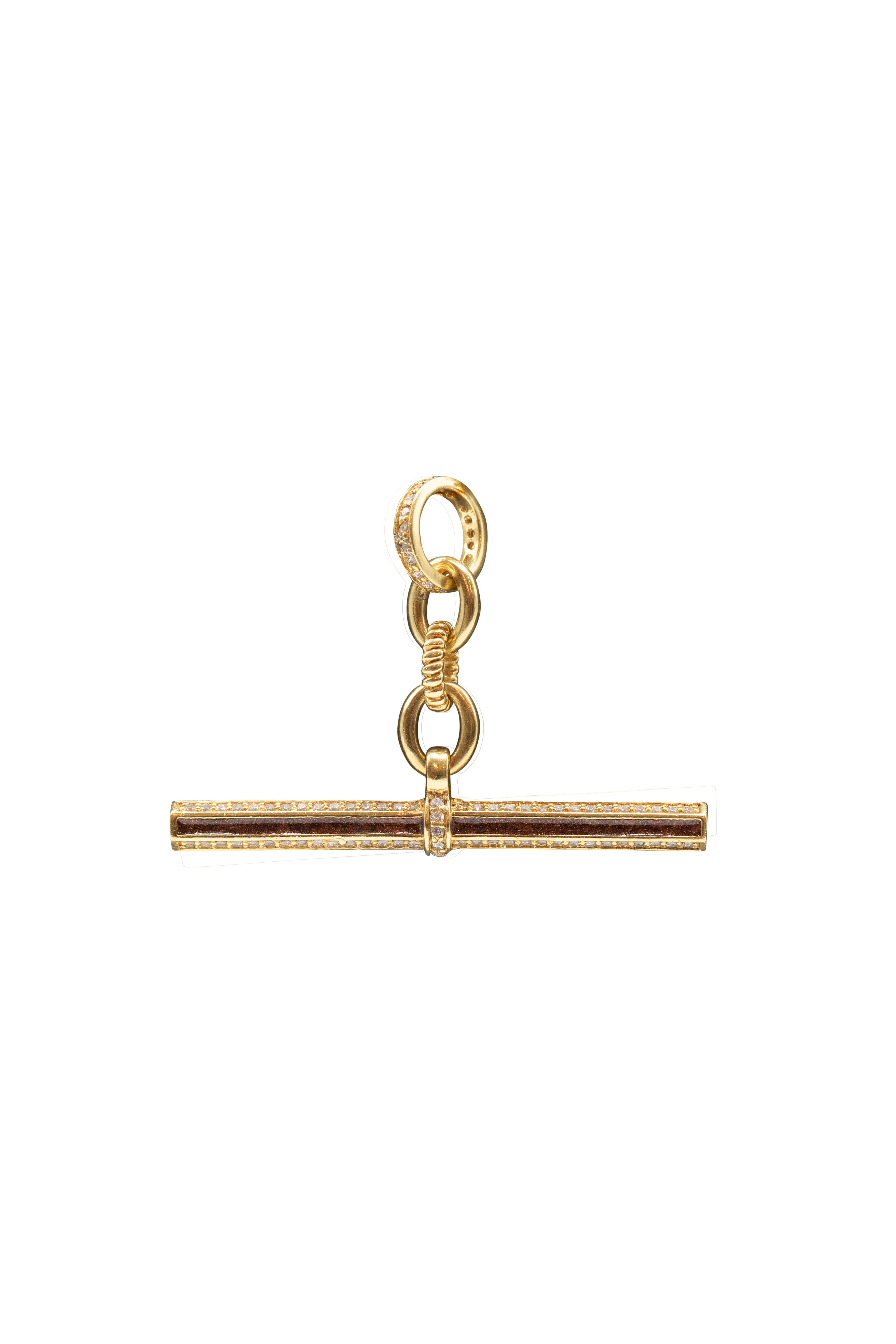Royal Nomad Jewelry Tara Toggle Pendant in Bronze