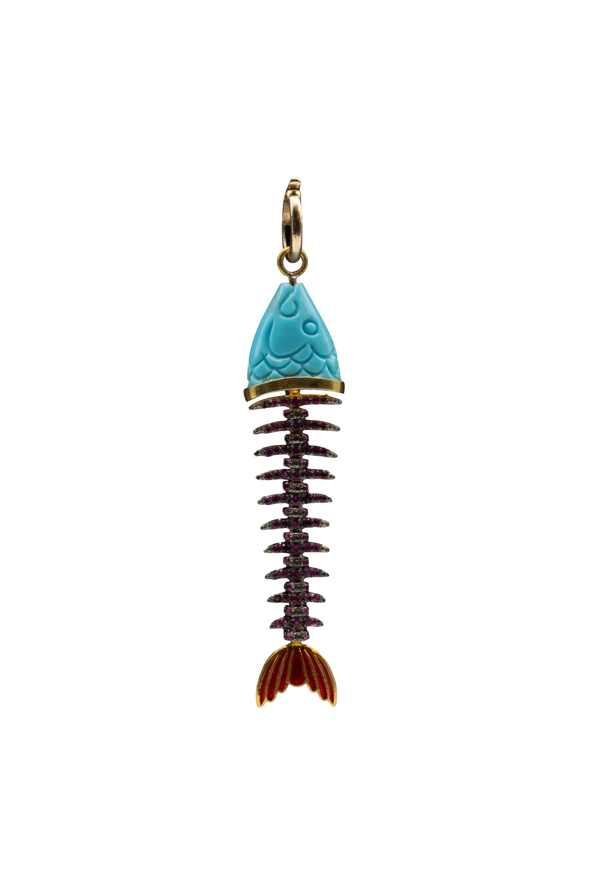 Royal Nomad Jewelry Meena Pendant in Turquoise