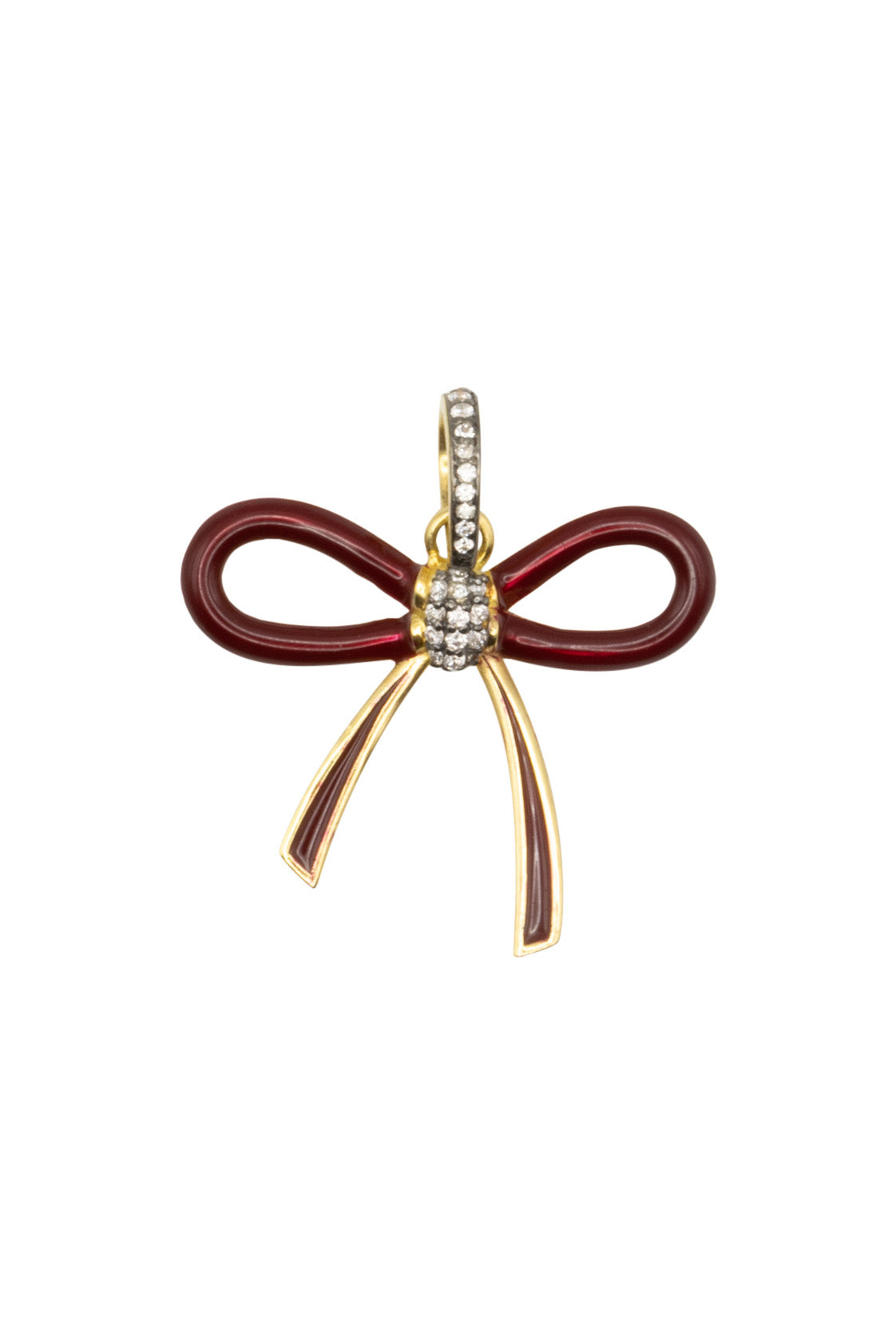 Royal Nomad Jewelry Mini Bowie Pendant in Wine