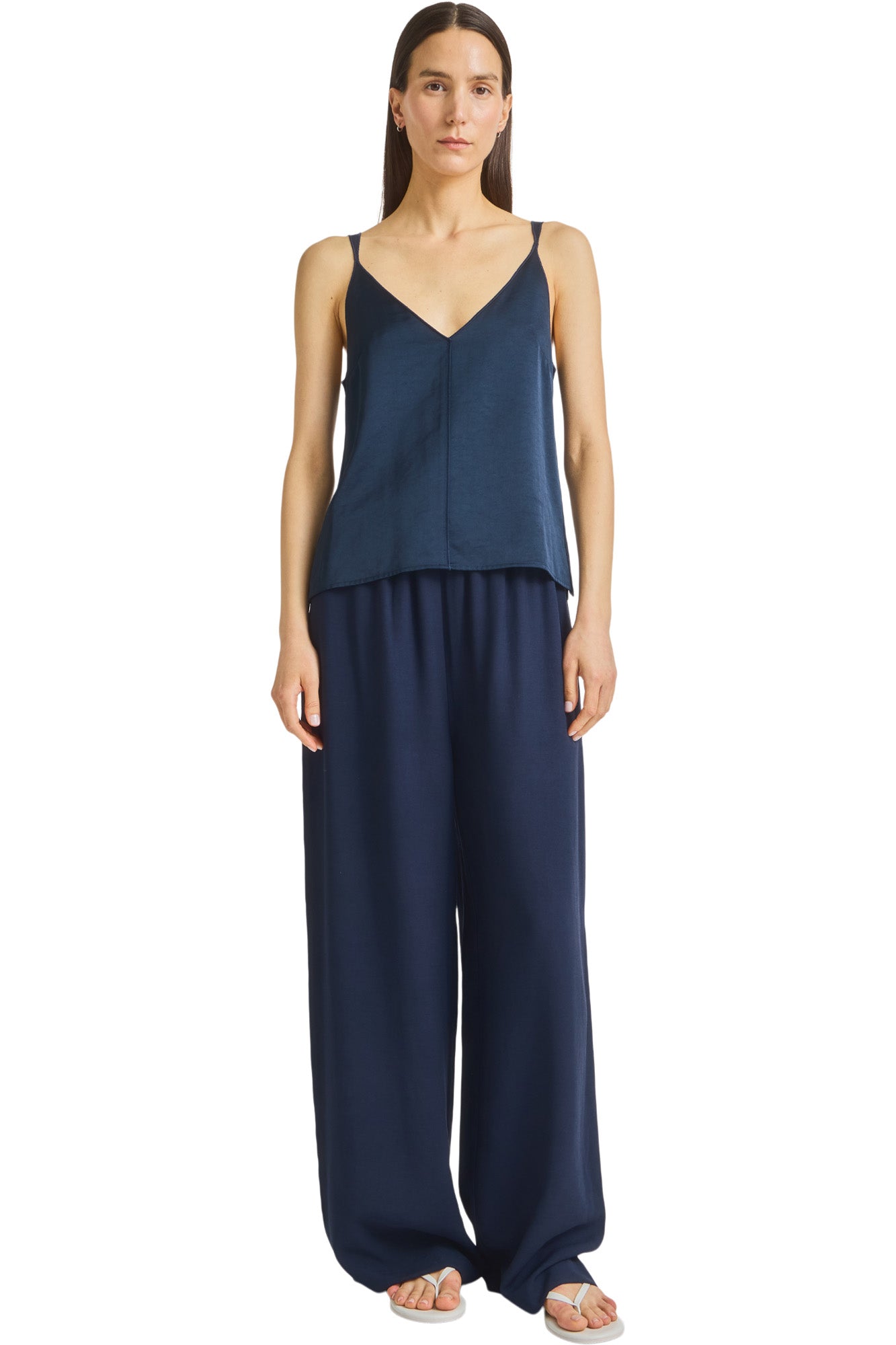 Saint Art Keira V-neck Tank in Navy