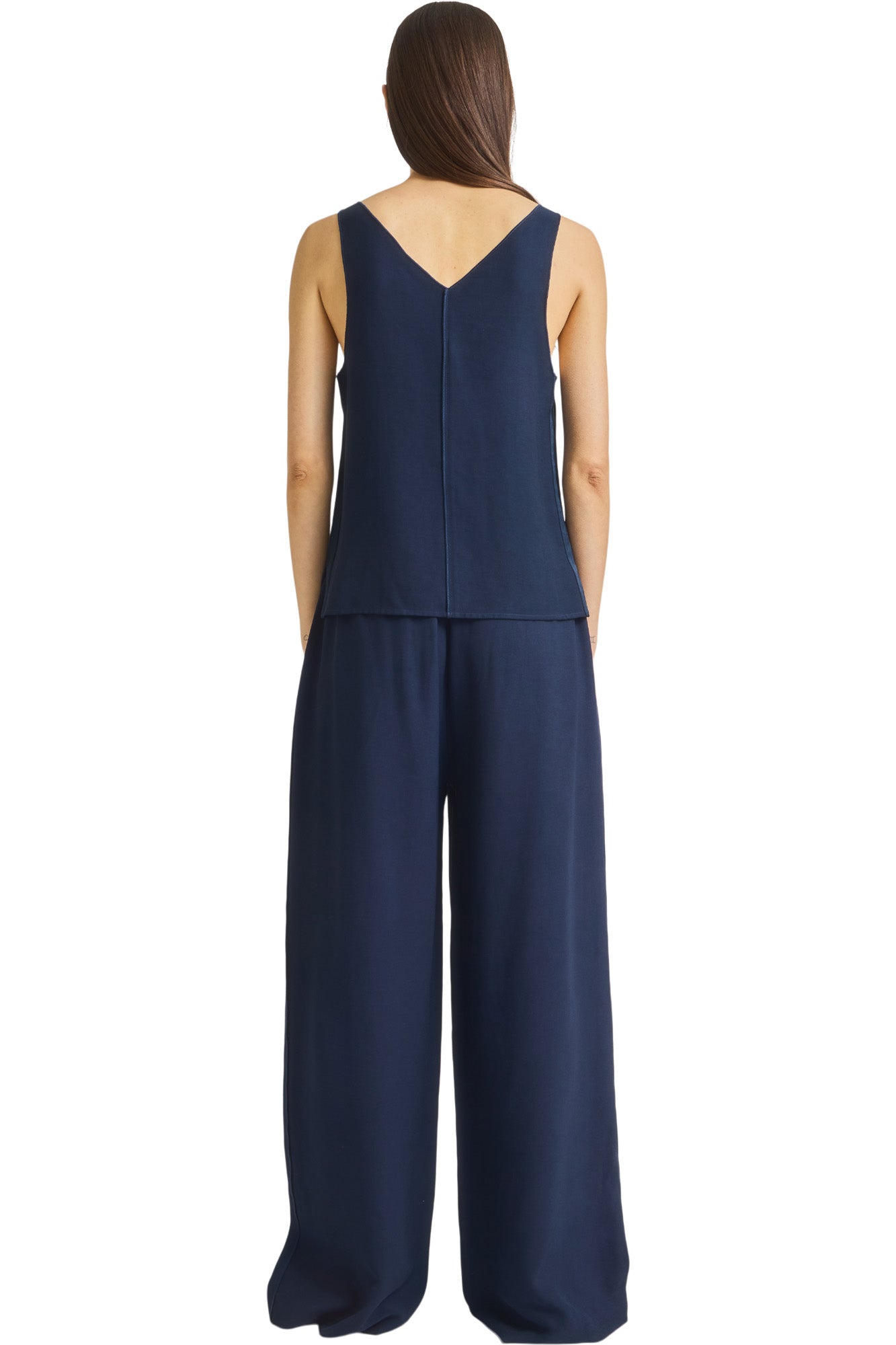 Saint Art Keira V-neck Tank in Navy