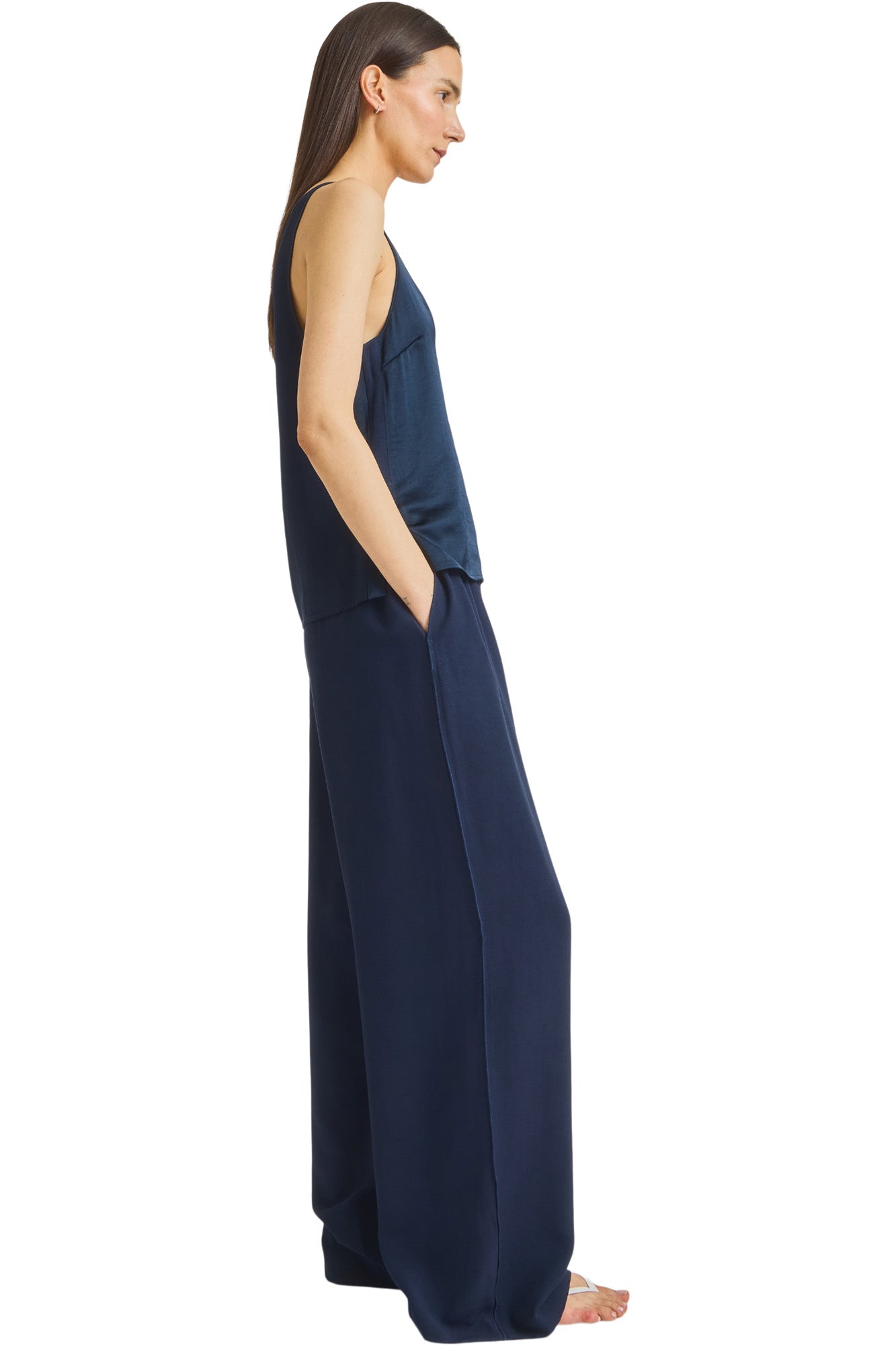 Saint Art Keira V-neck Tank in Navy