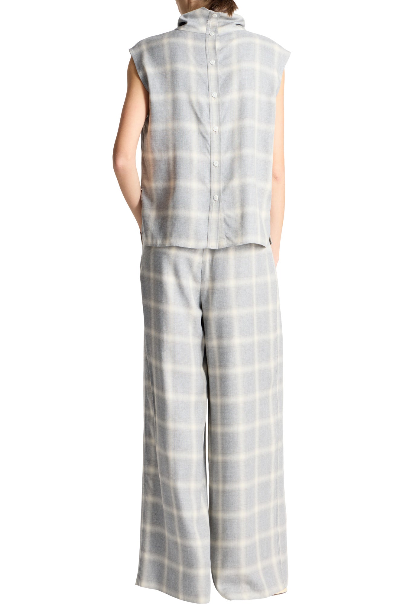Saint Art Kinglsey Pant in Grey-White