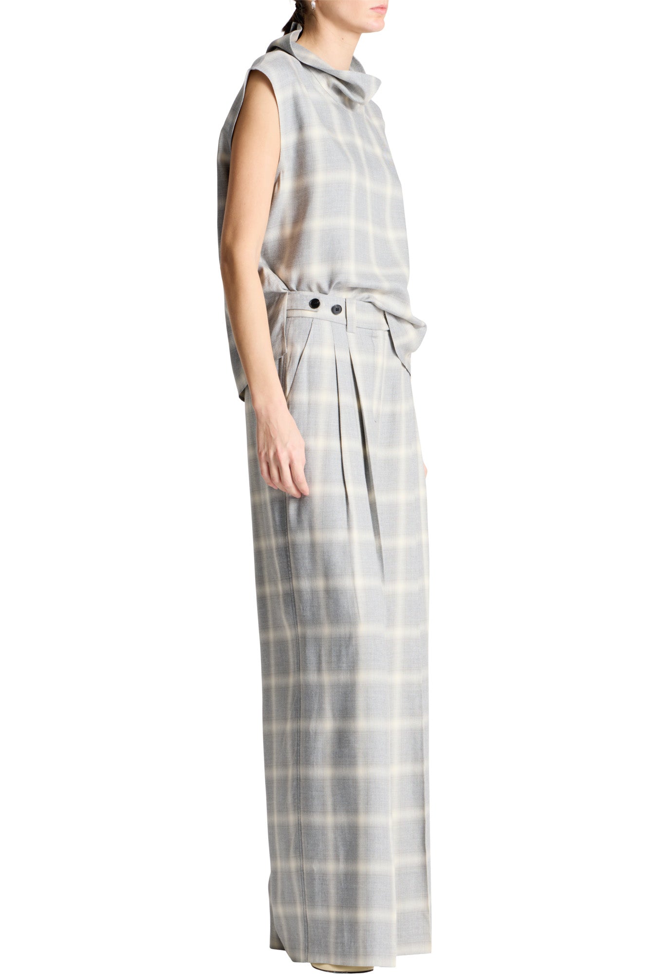 Saint Art Kinglsey Pant in Grey-White