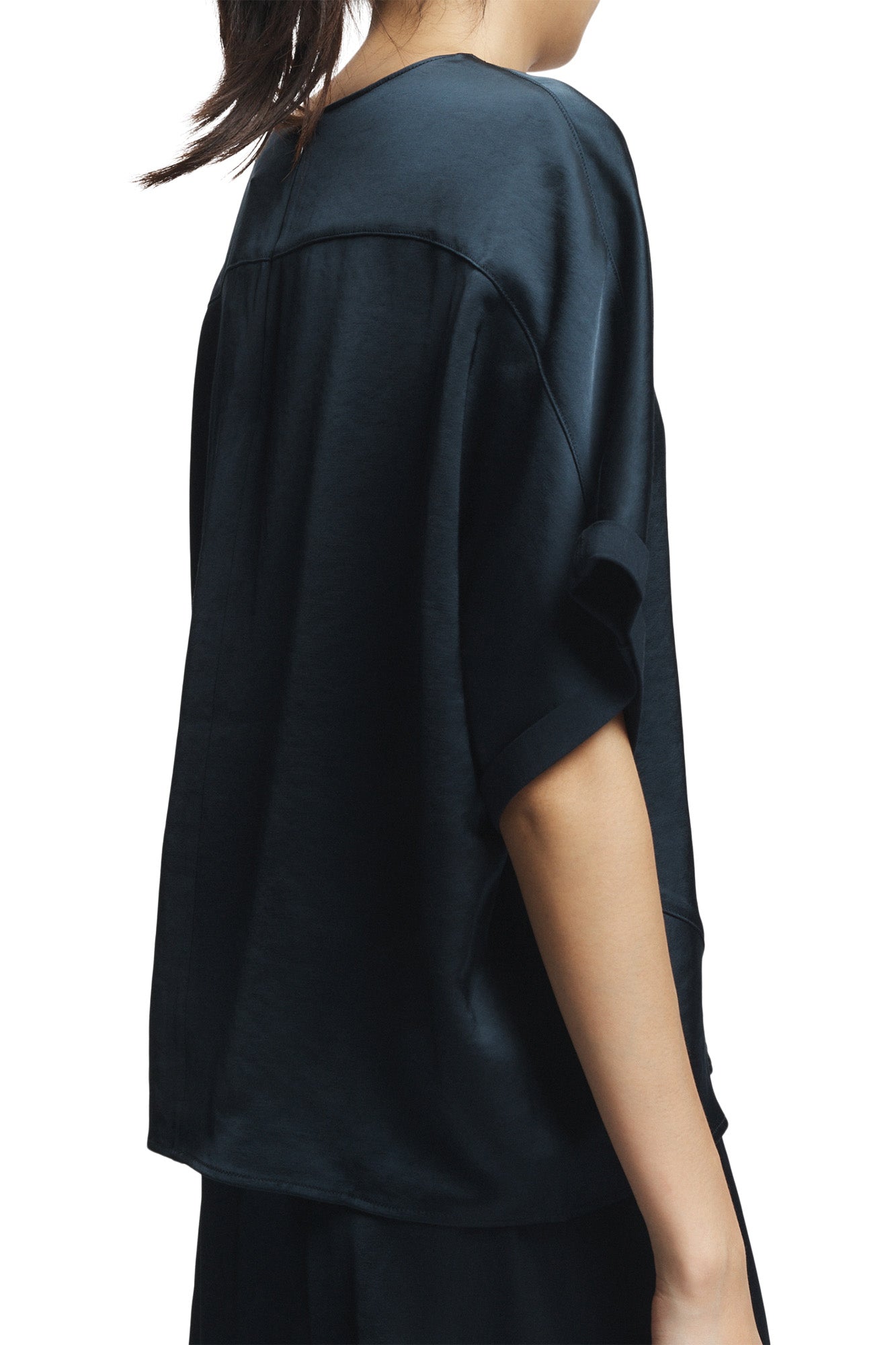 Saint Art Maeve Dolman Blouse in Navy
