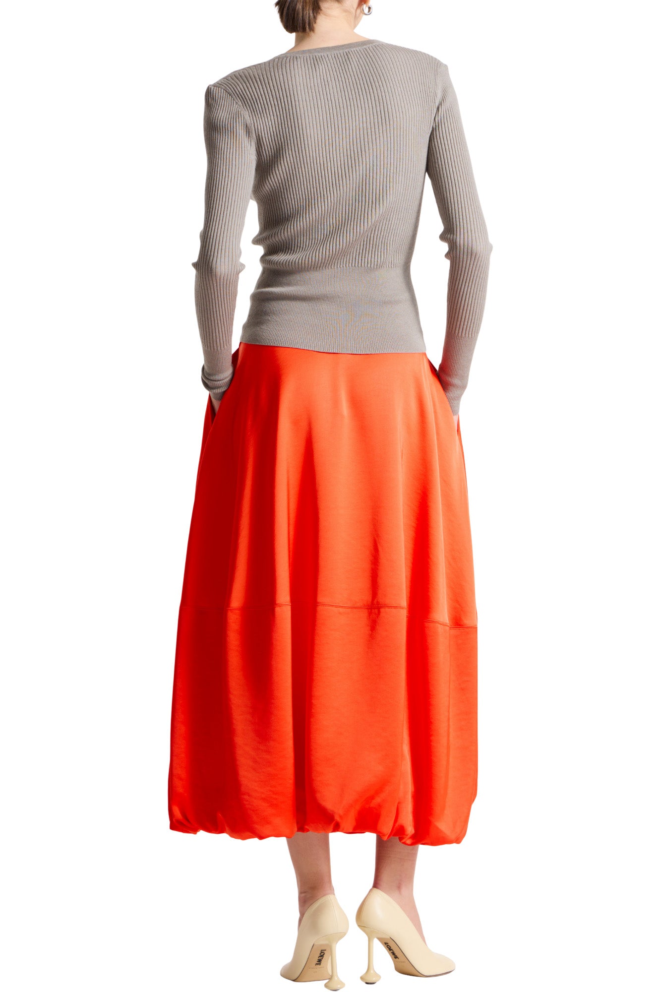 Saint Art Montrose Bubble Skirt in Mandarin