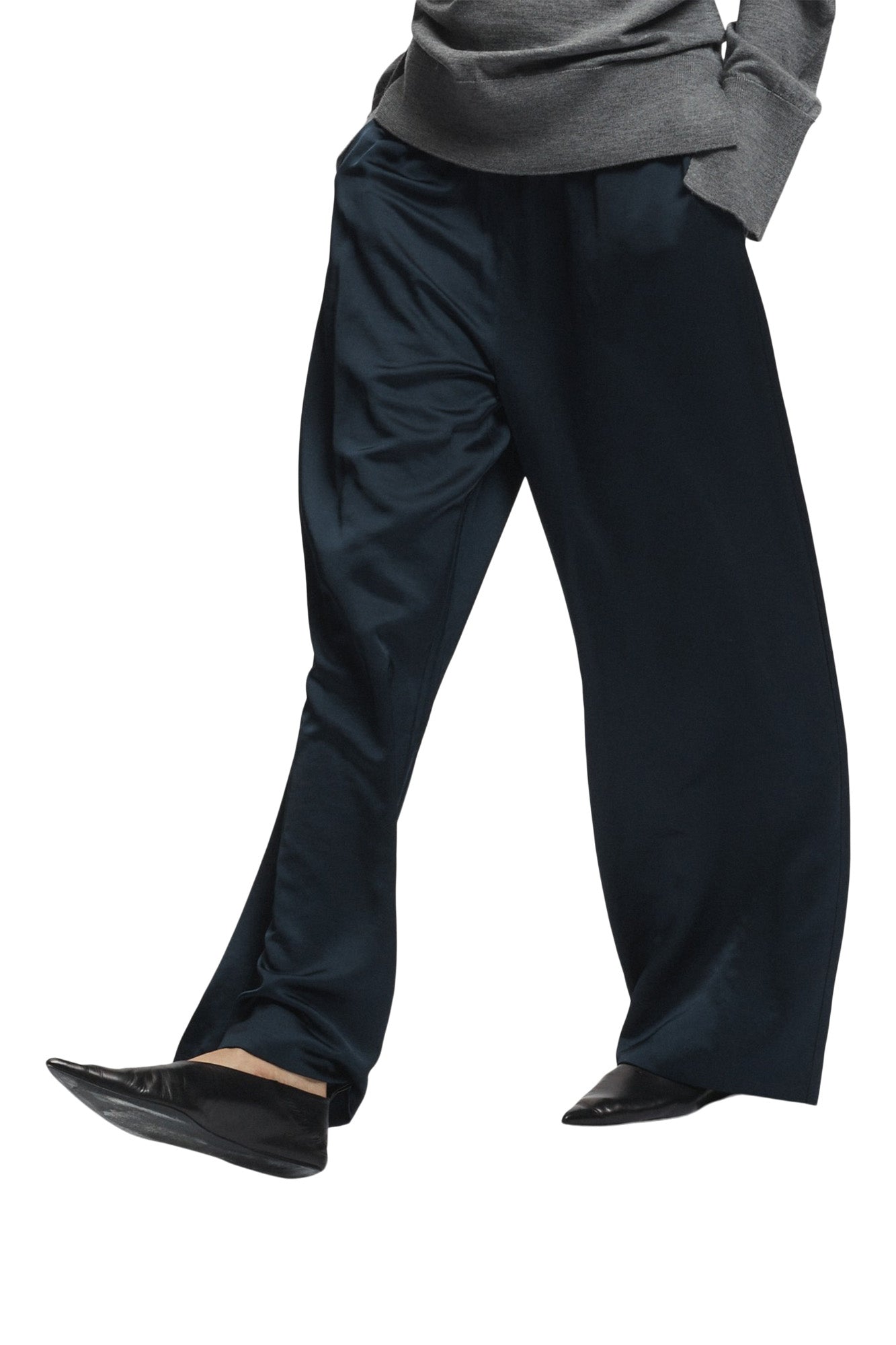 Saint Art Paige Pull on Pants in Navy