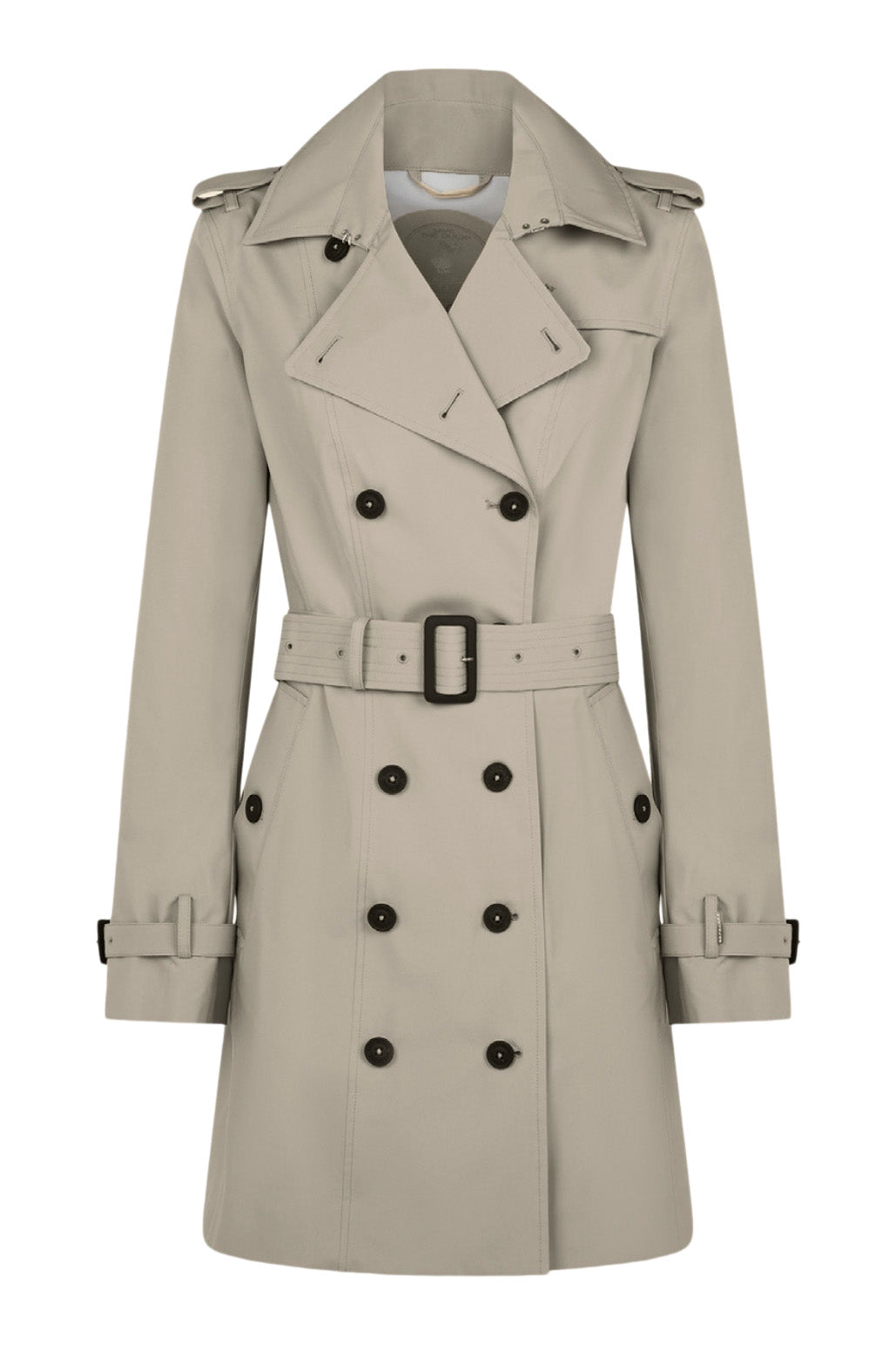 Save The Duck Audrey Raincoat in Rainy Beige