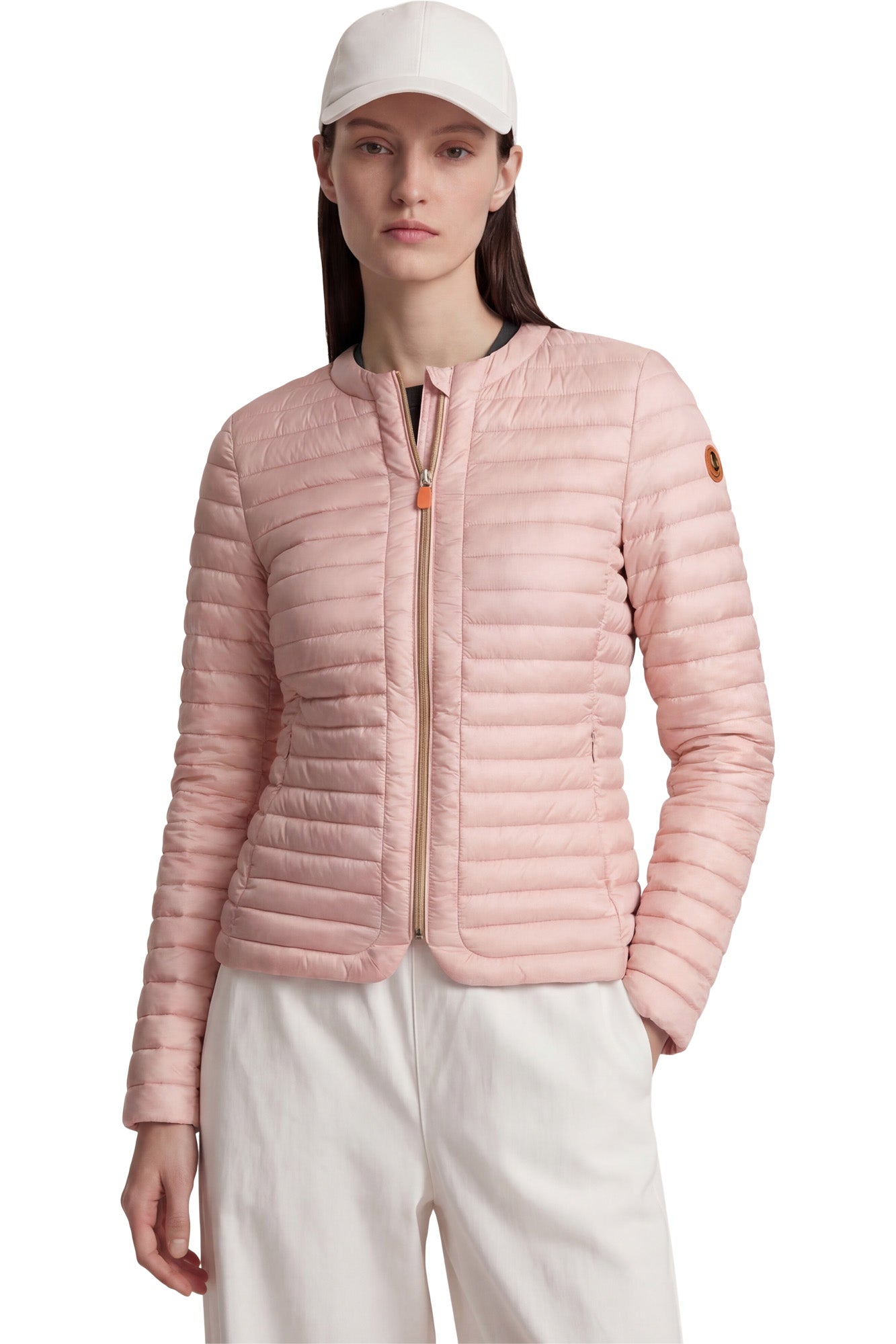 Save The Duck Carina Puffer in Baby Pink