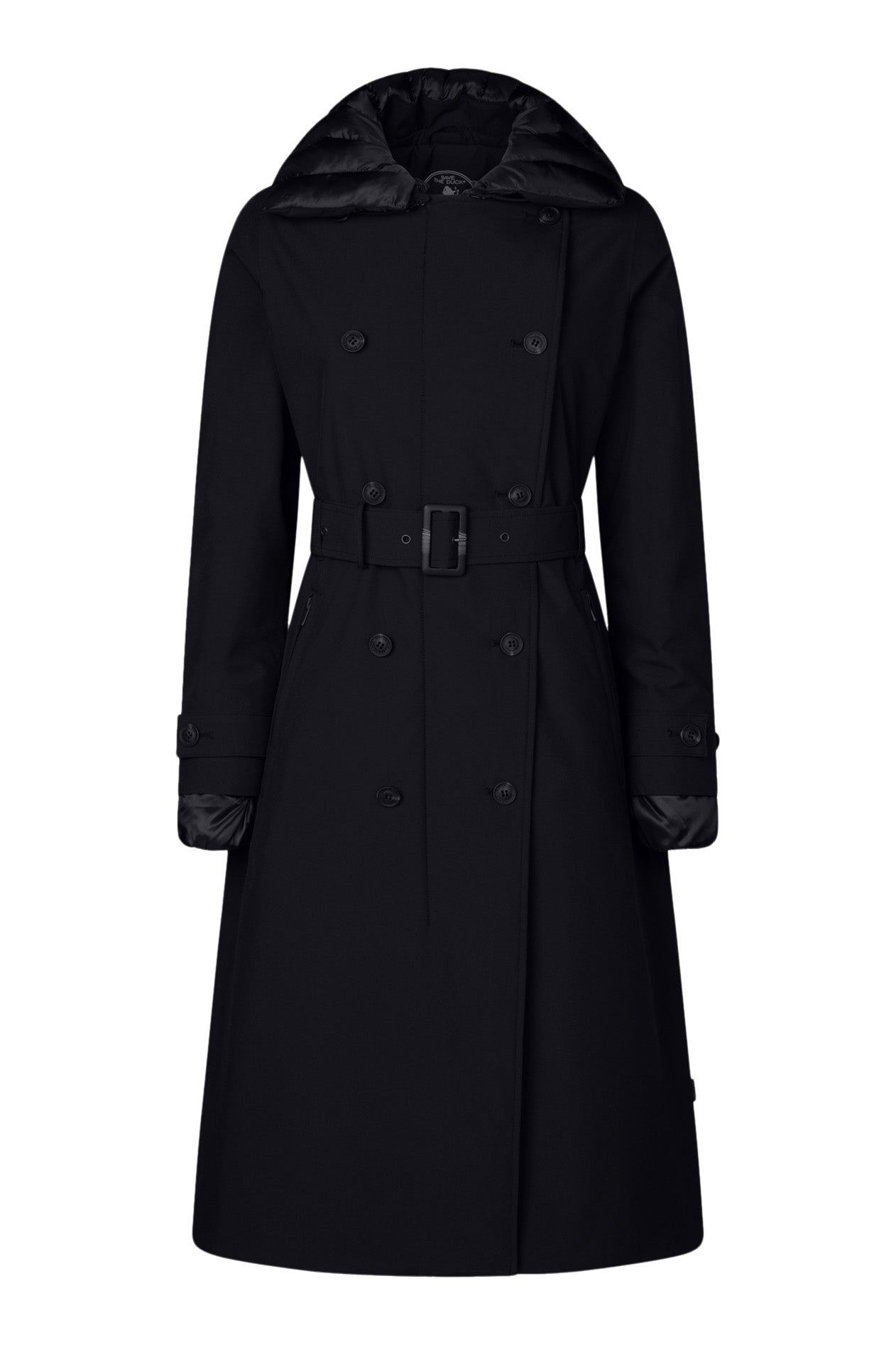 Save The Duck Gabrielle Rain Jacket in Blue Black