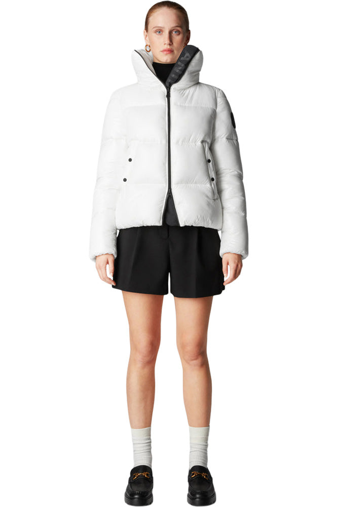 Save The Duck Isla Puffer Jacket in Off White