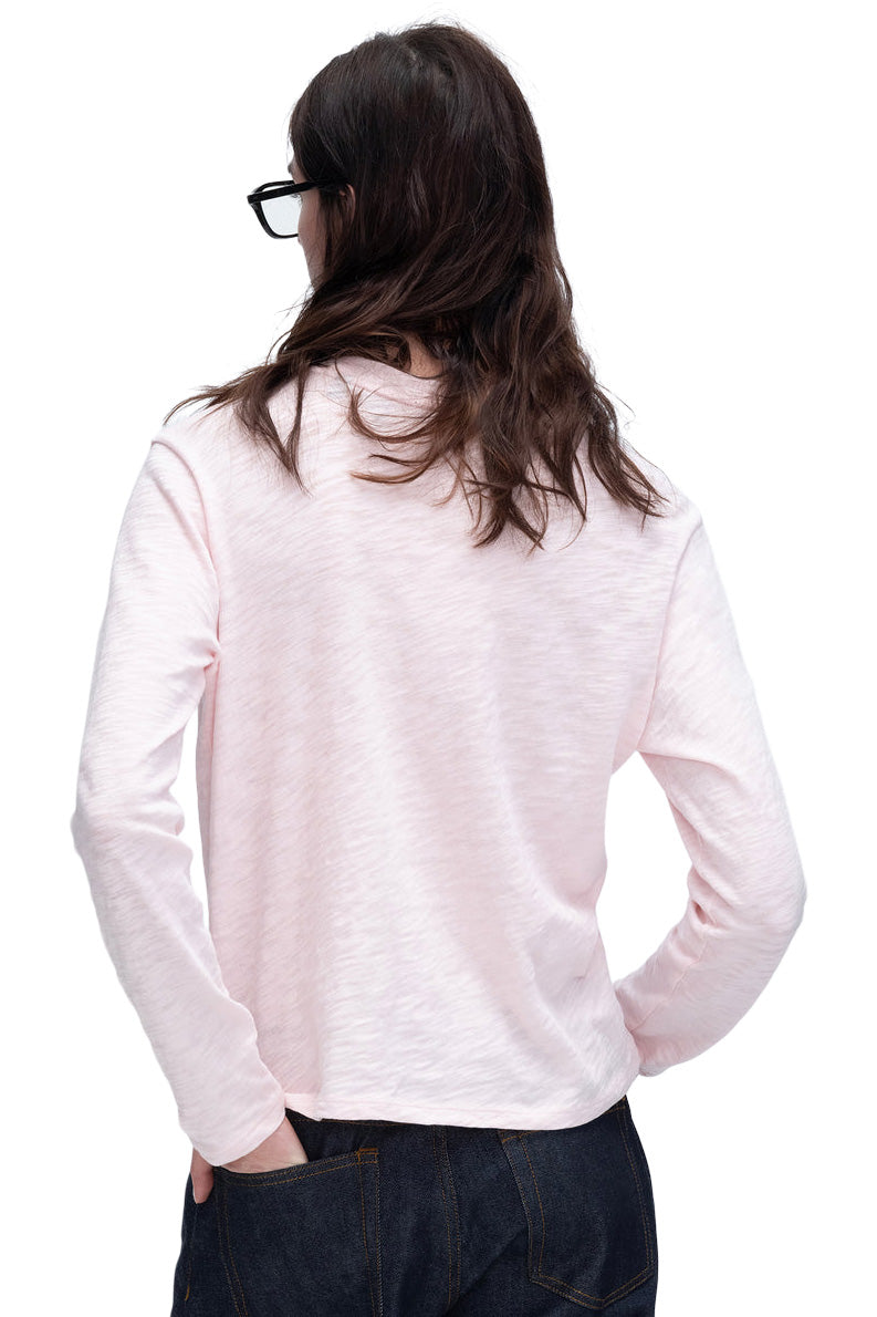 ATM Slub Jersey Long Sleeve Crop Tee