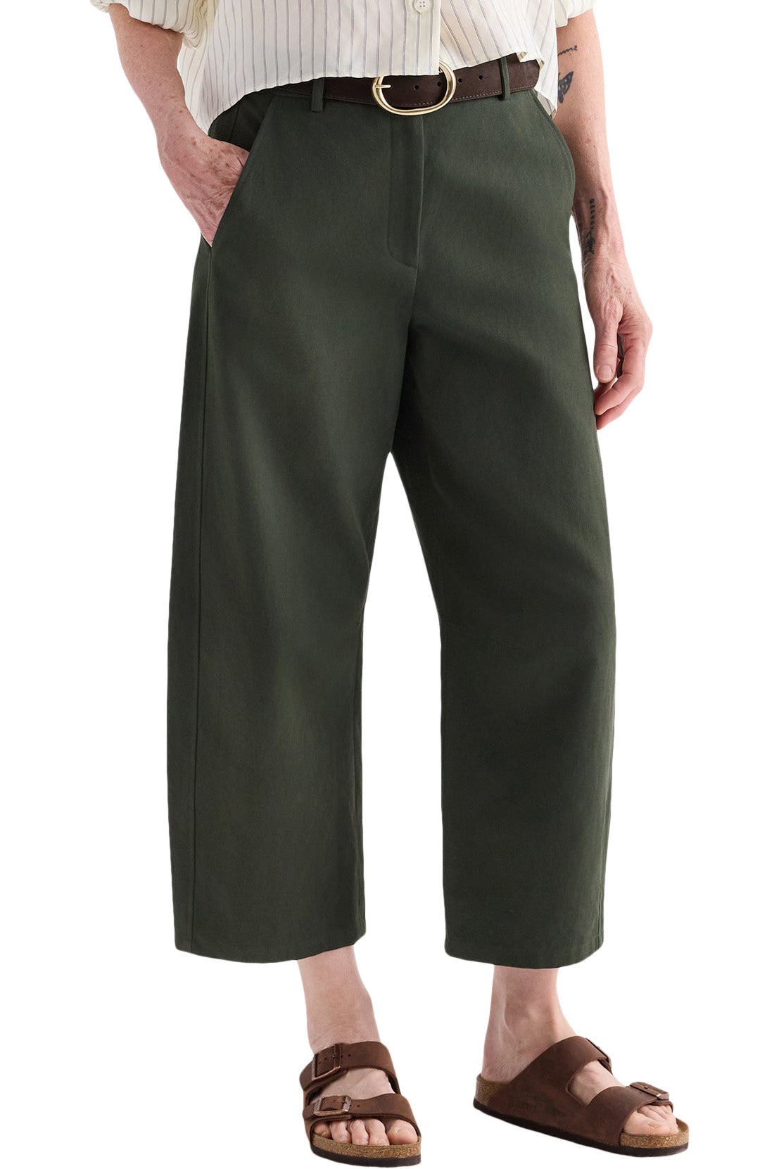 TWP Slouchy BF Trouser in Rosin