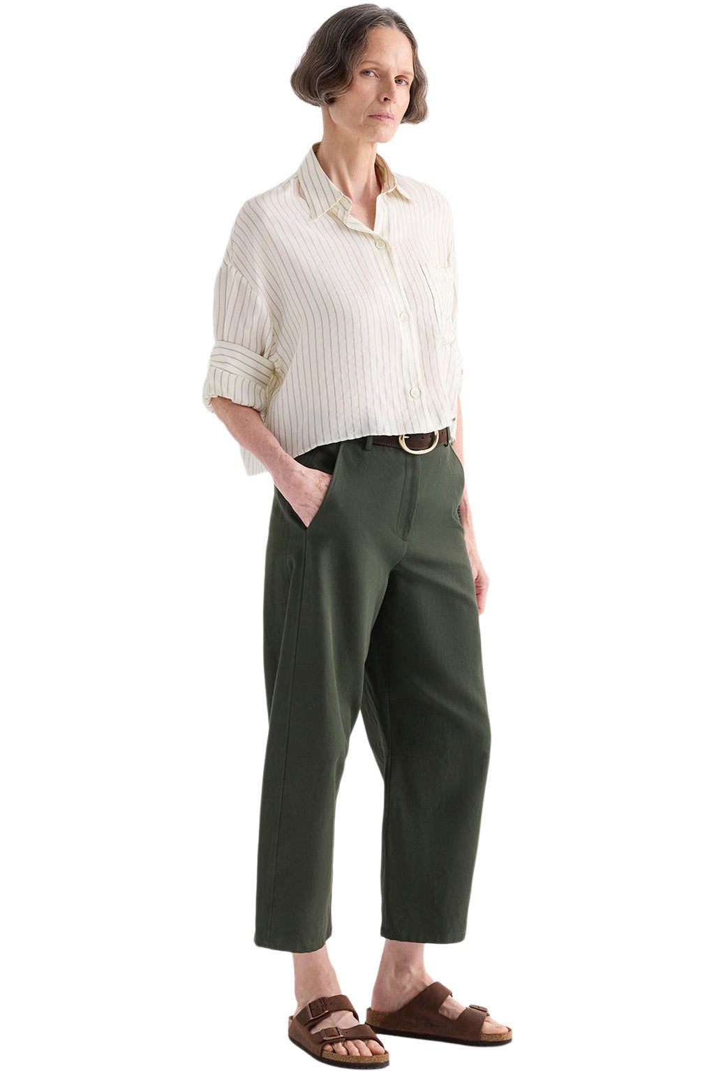 TWP Slouchy BF Trouser in Rosin
