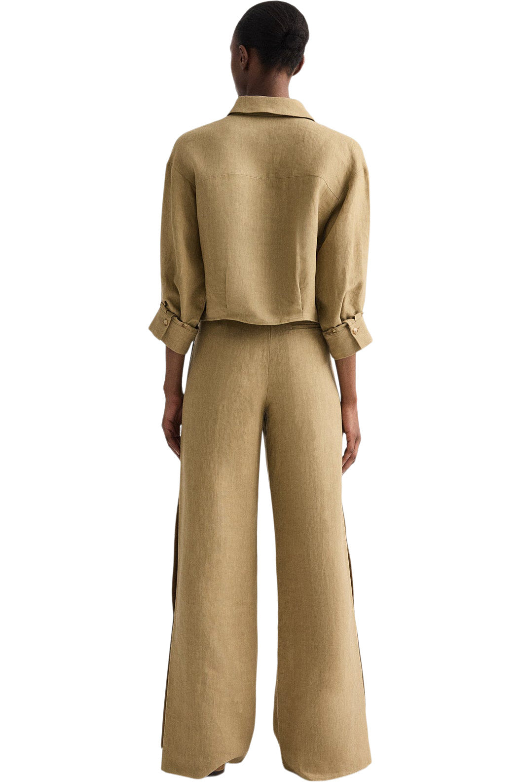 TWP Next Chapter Linen Top in Kelp