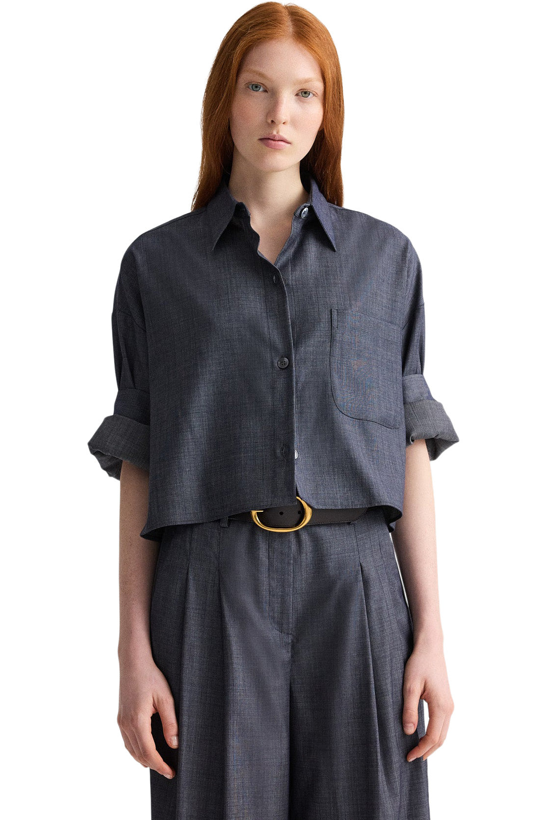 TWP Next Ex Top in Medium Indigo