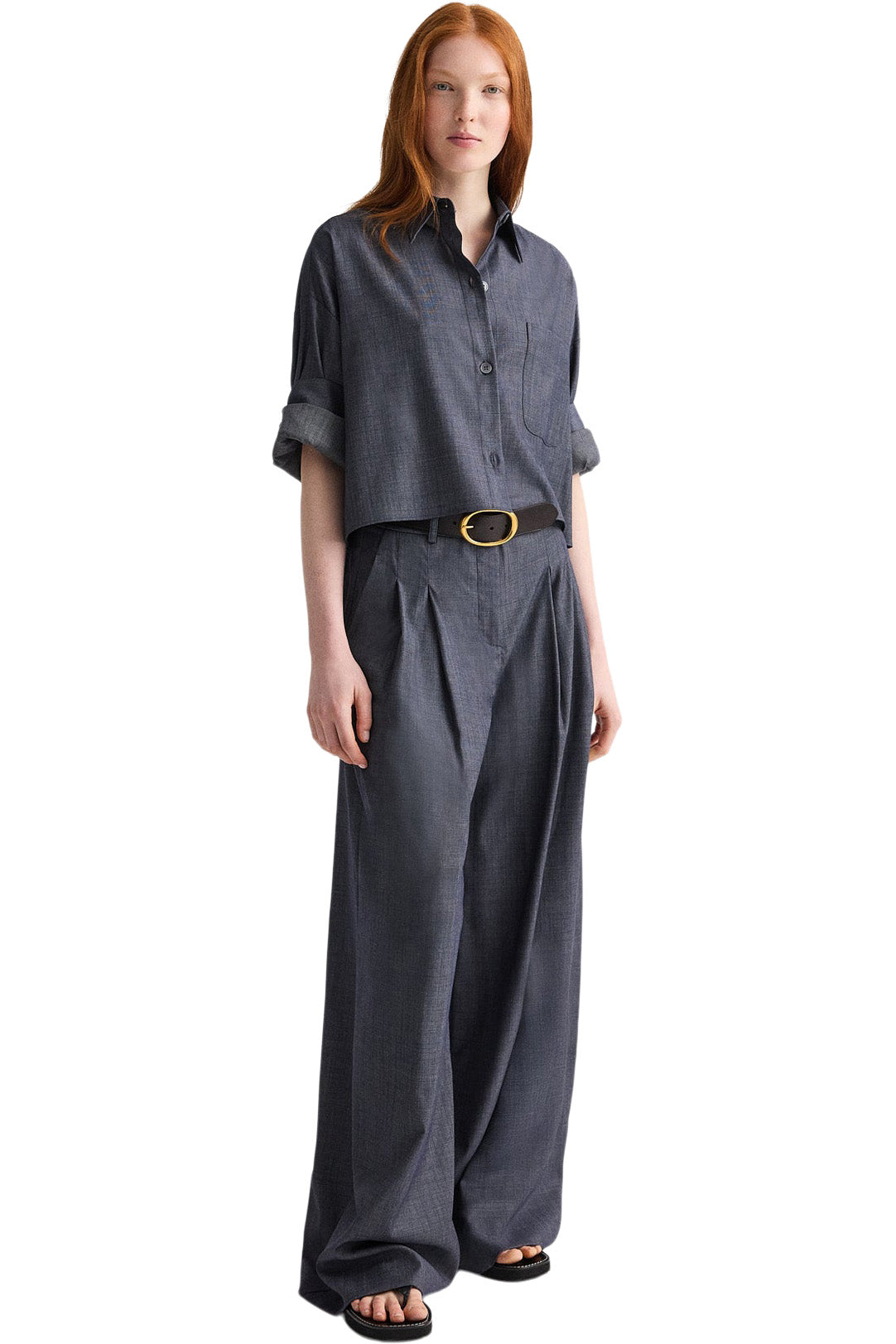 TWP Next Ex Top in Medium Indigo