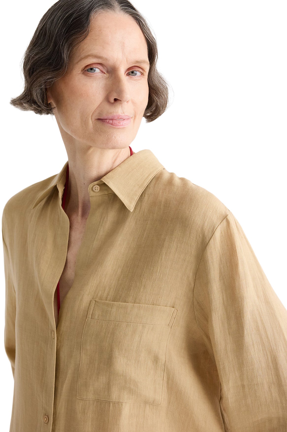 TWP Next Morning Shirt in Candied Ginger