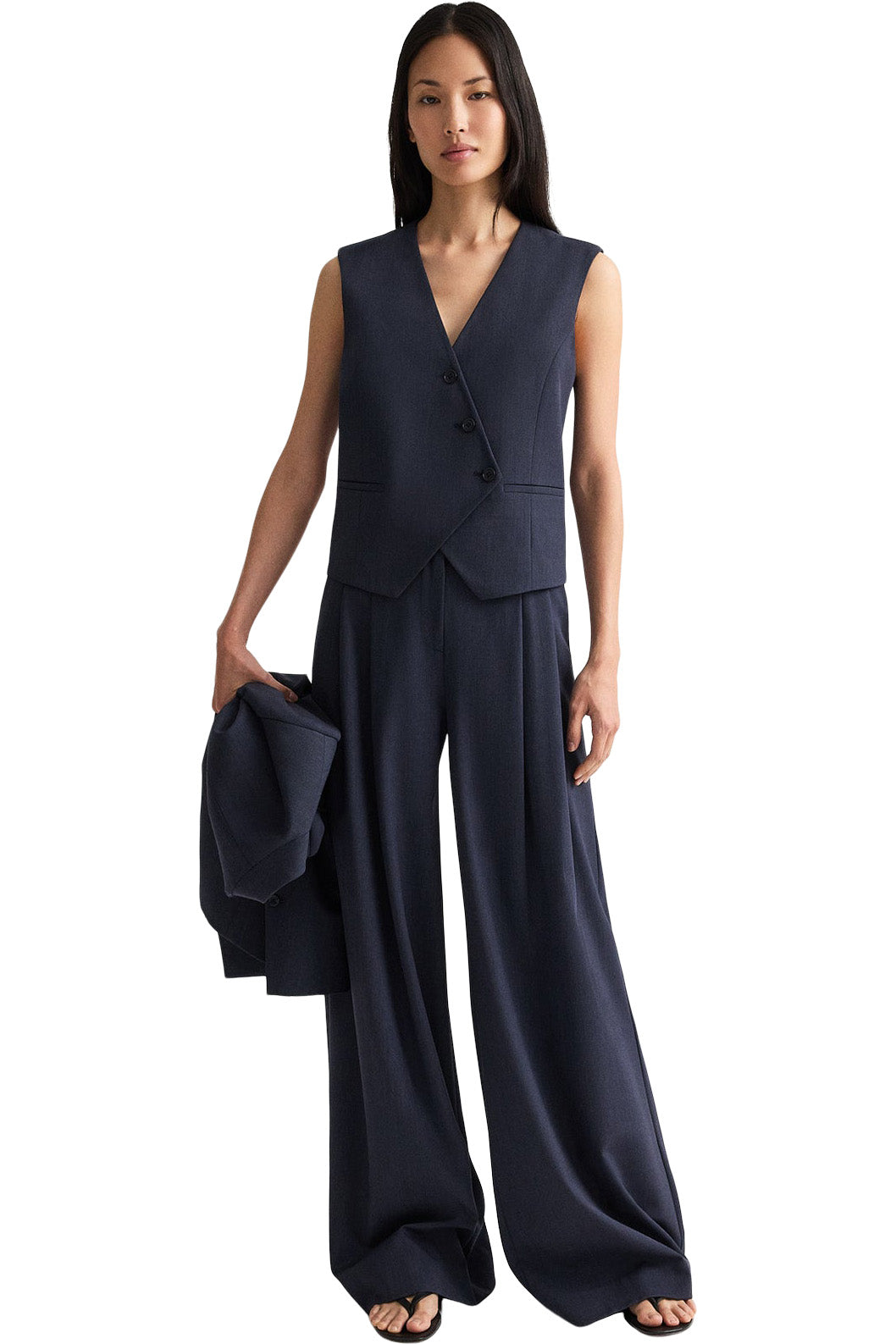 TWP Tyler Vest in Indigo