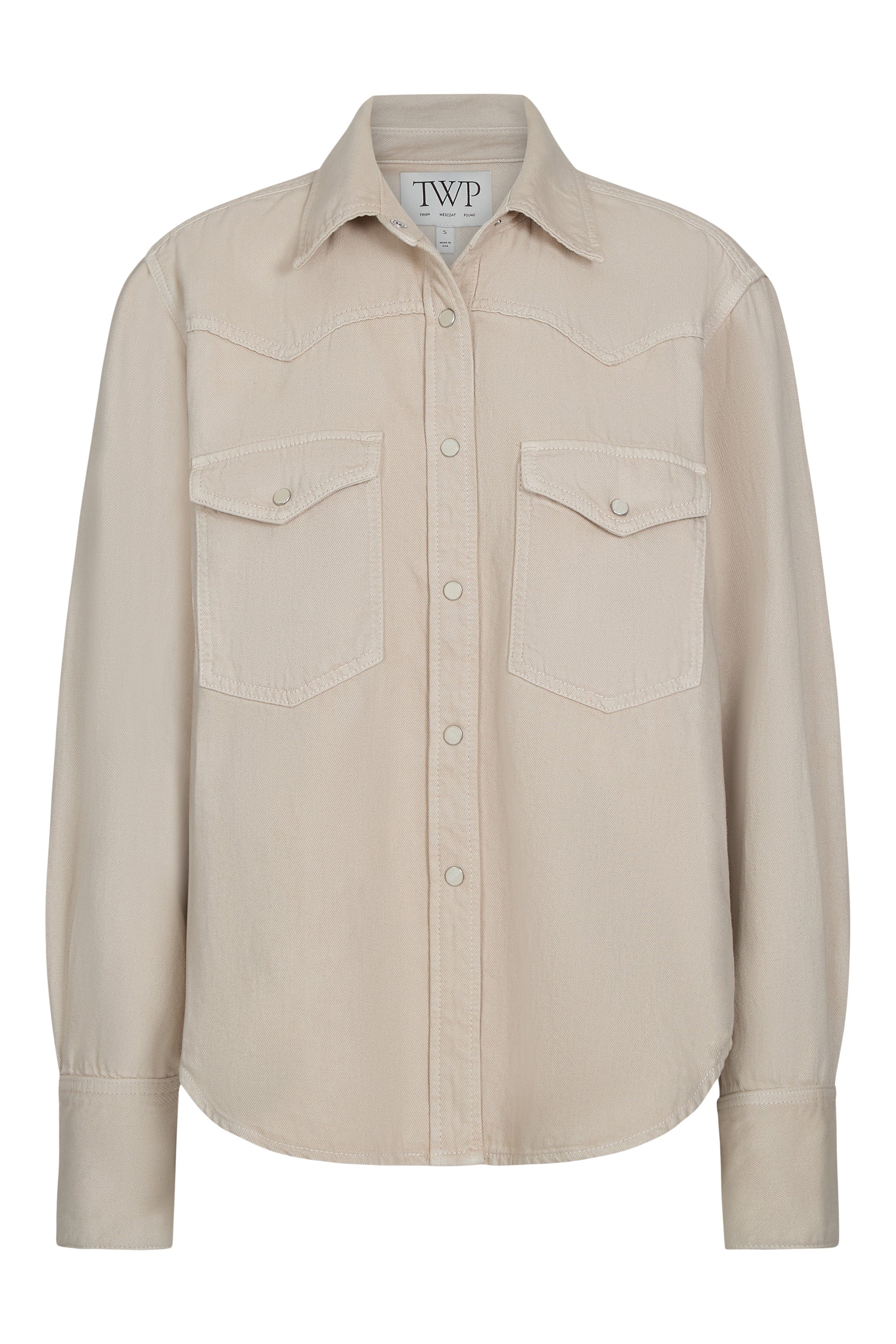 TWP Yellowstone Shirt in Bone