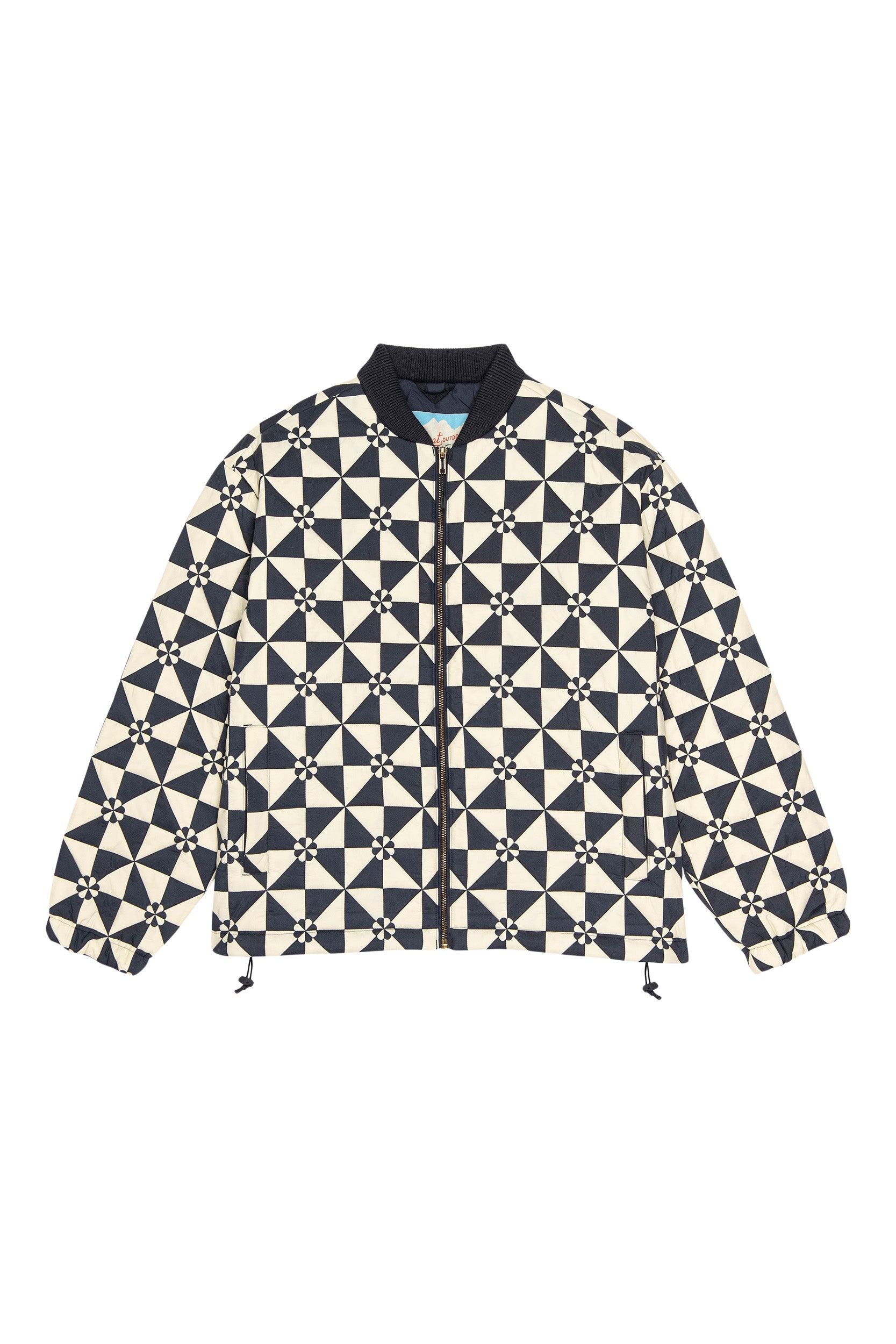 The Great Alps Puffer Jacket in Quilted Vintage Navy