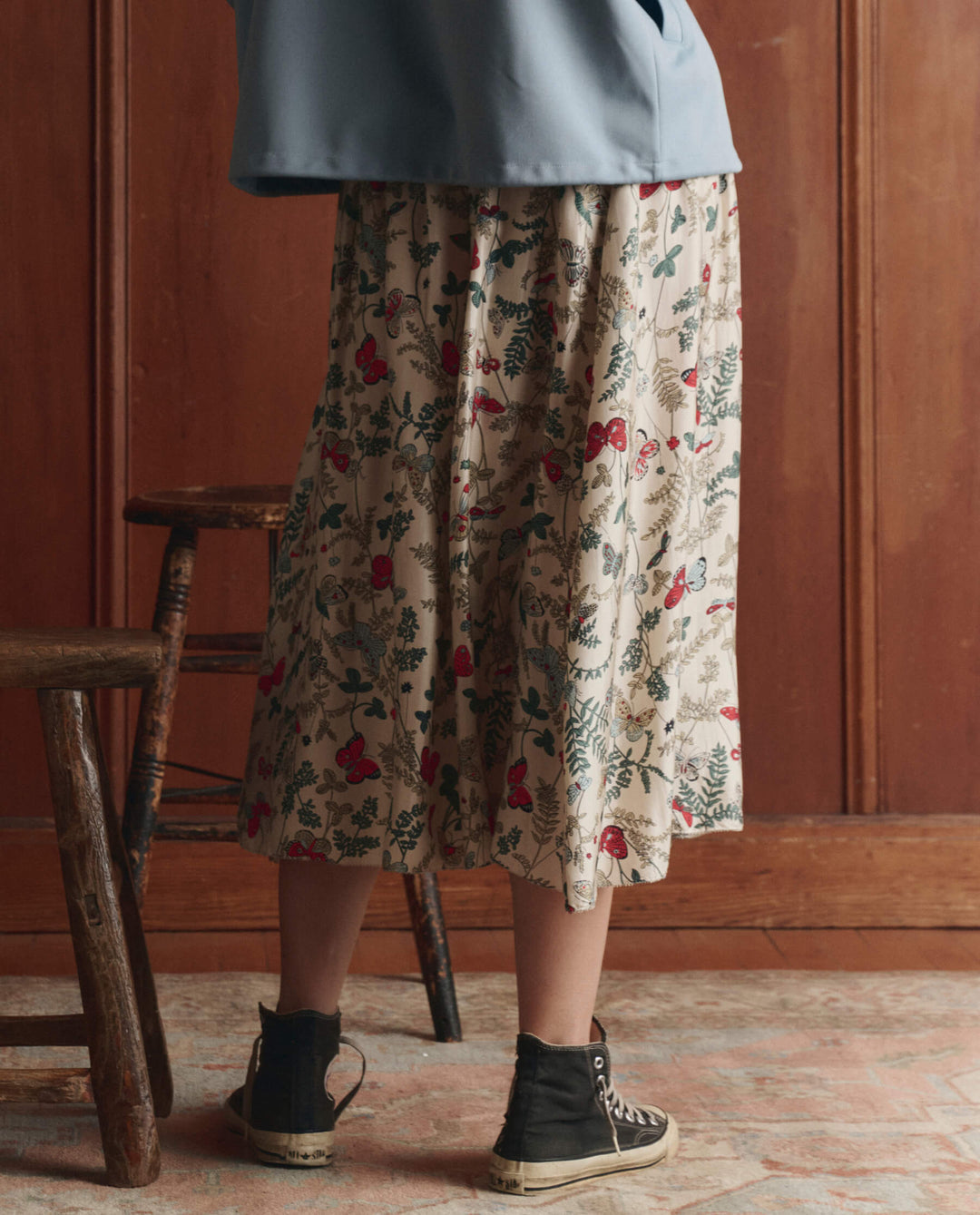 The Great Canary Skirt in Floating Butterfly
