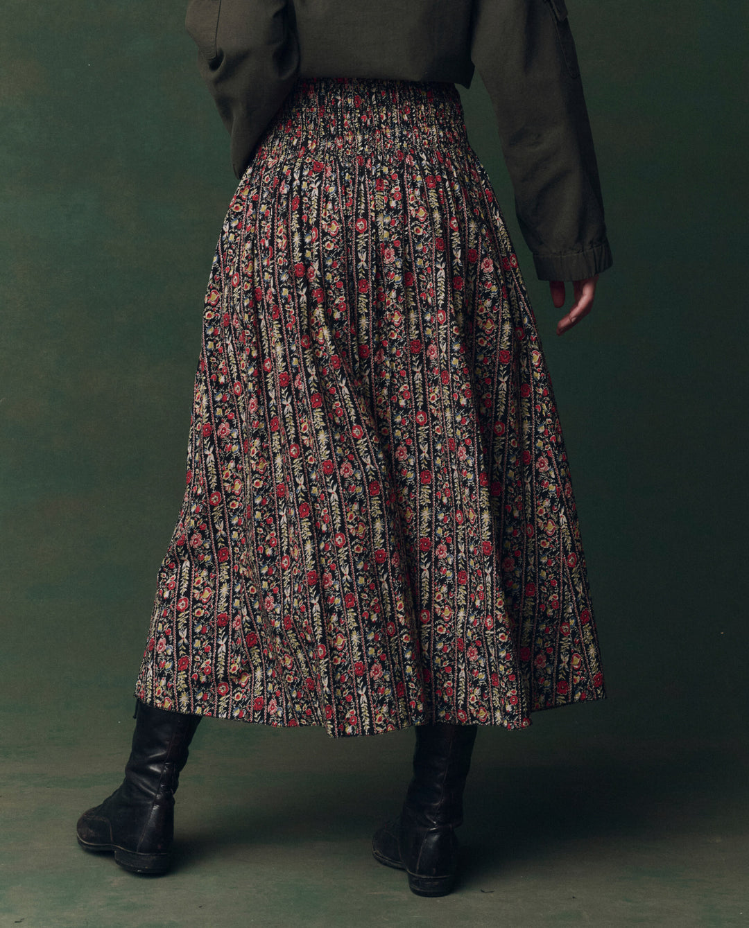 The Great Canary Skirt in Garland Print