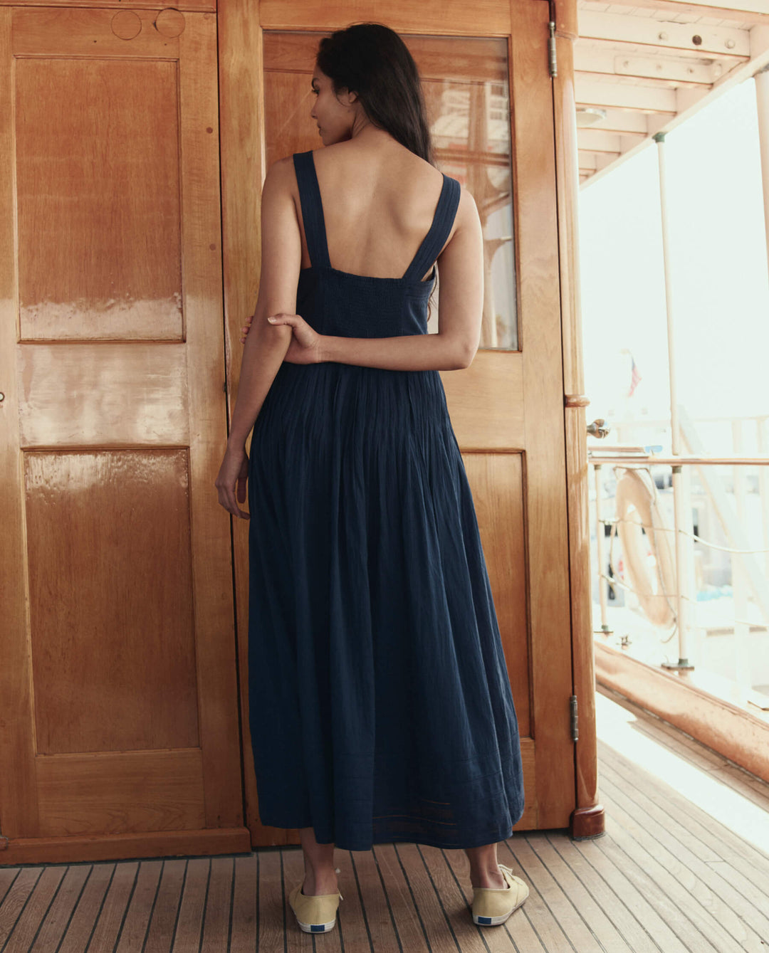 The Great Daybreak Dress in Navy