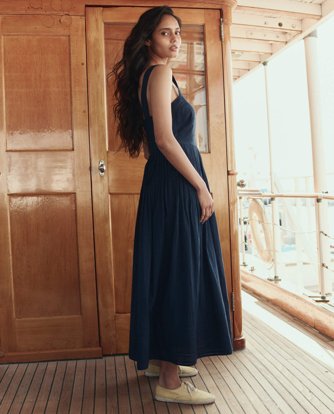 The Great Daybreak Dress in Navy